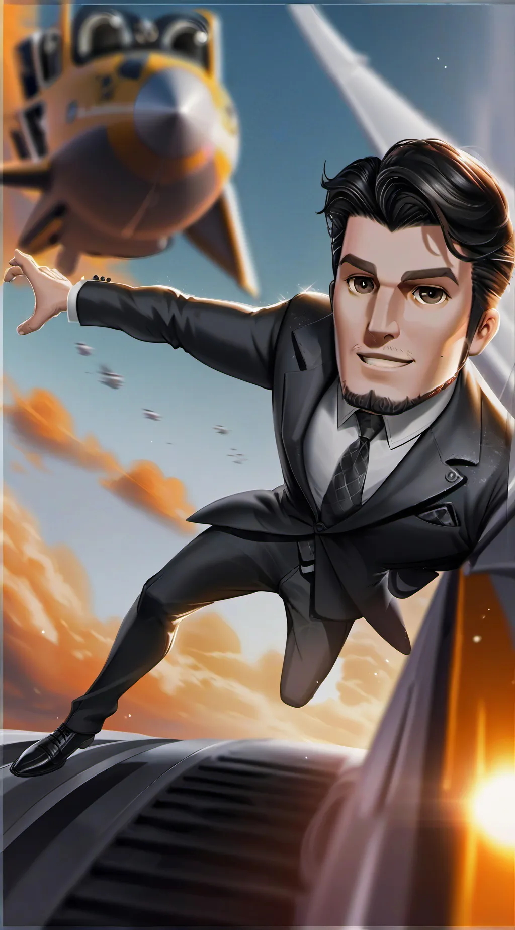 ai character: super spy background