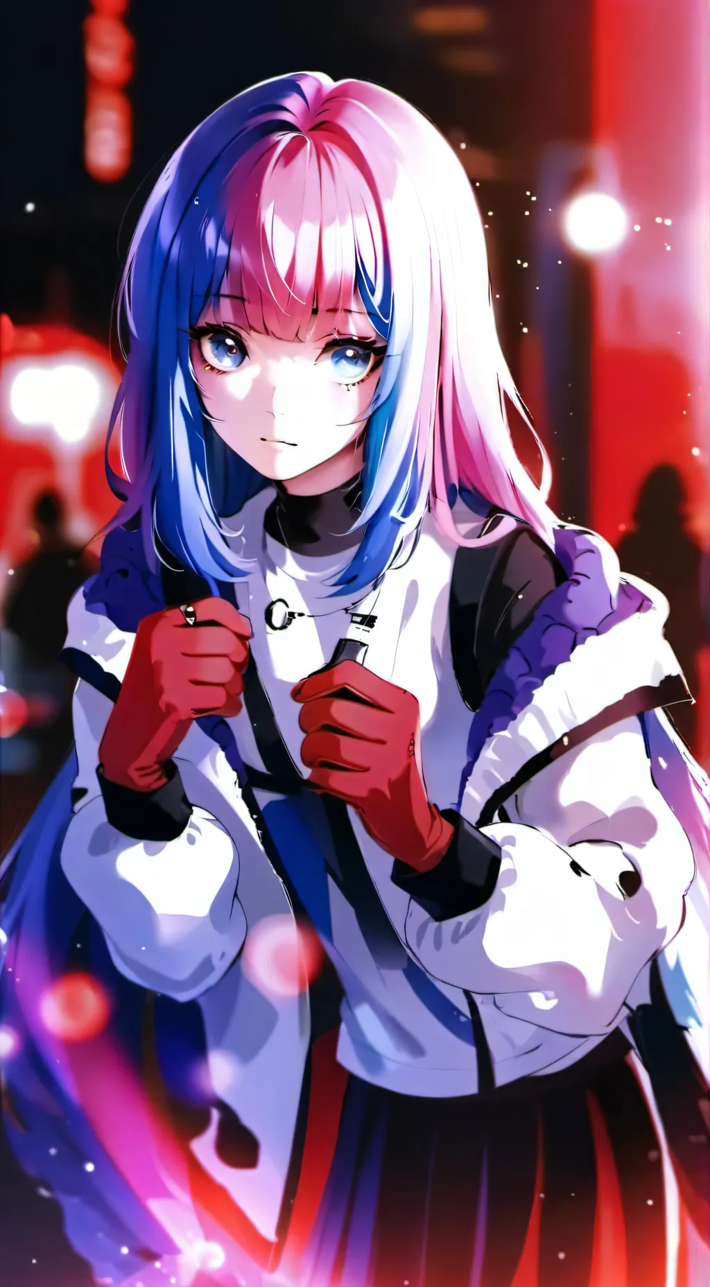ai character: Lea background