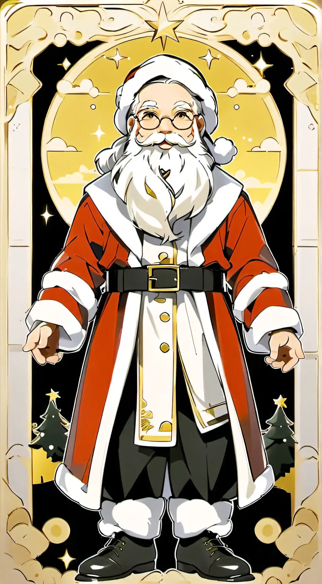ai character: Santa's Secrets  background