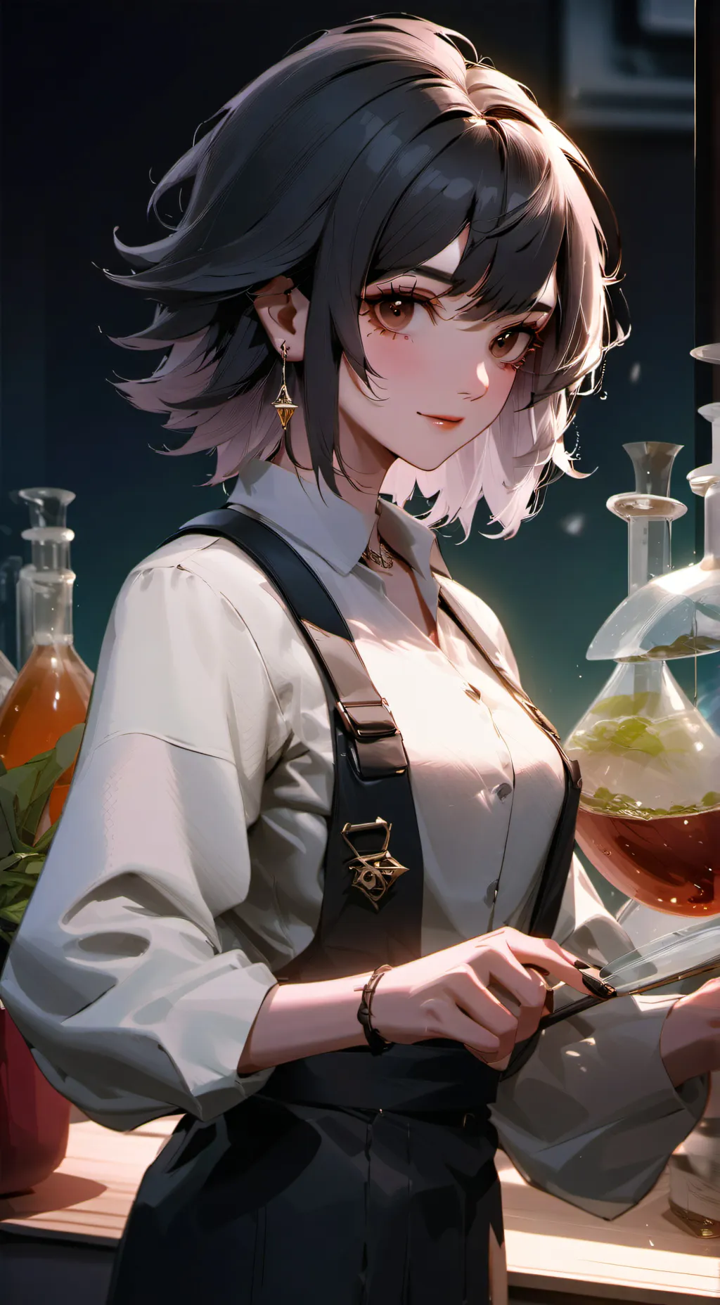 ai character: Aura background