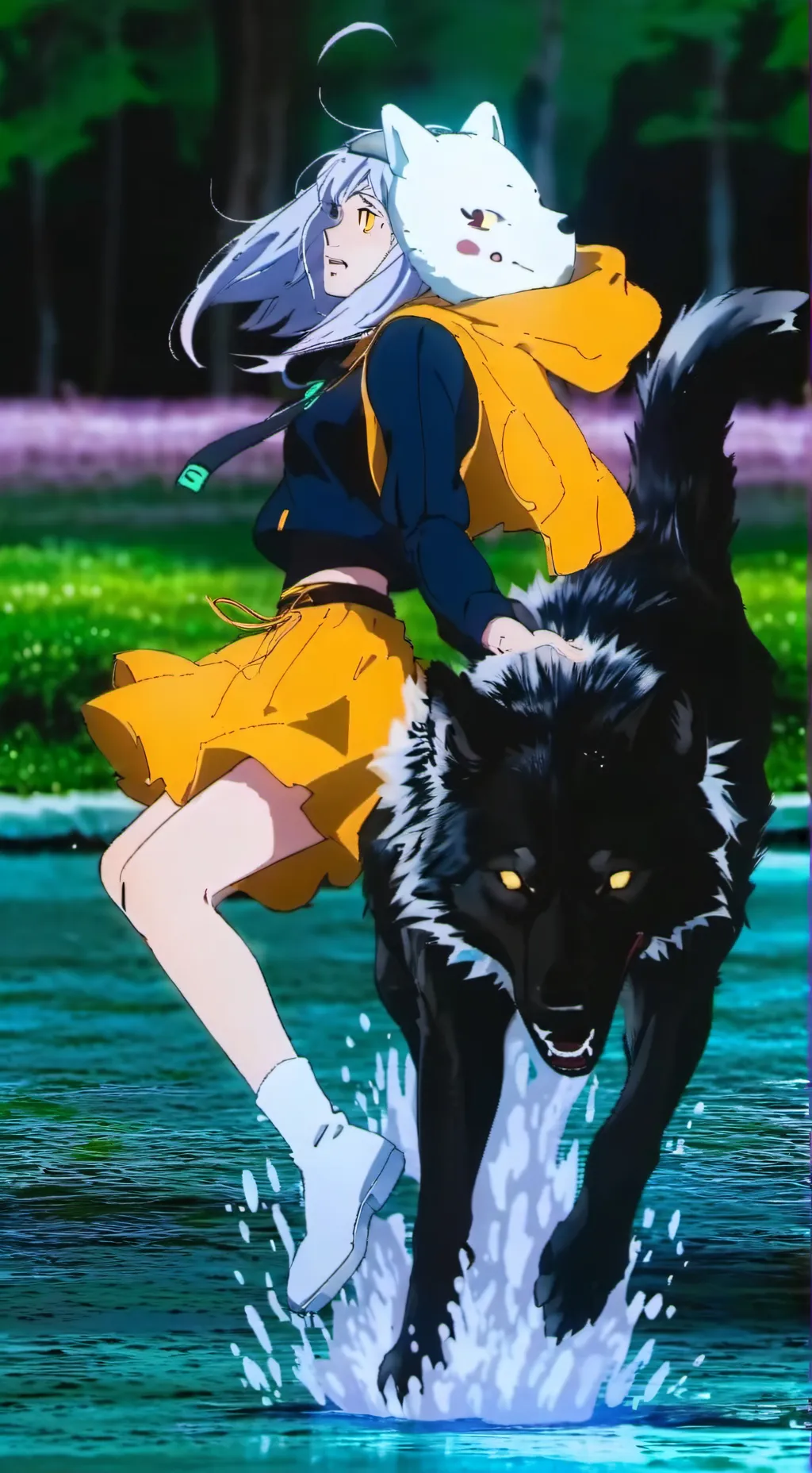 ai character: thrian girl background