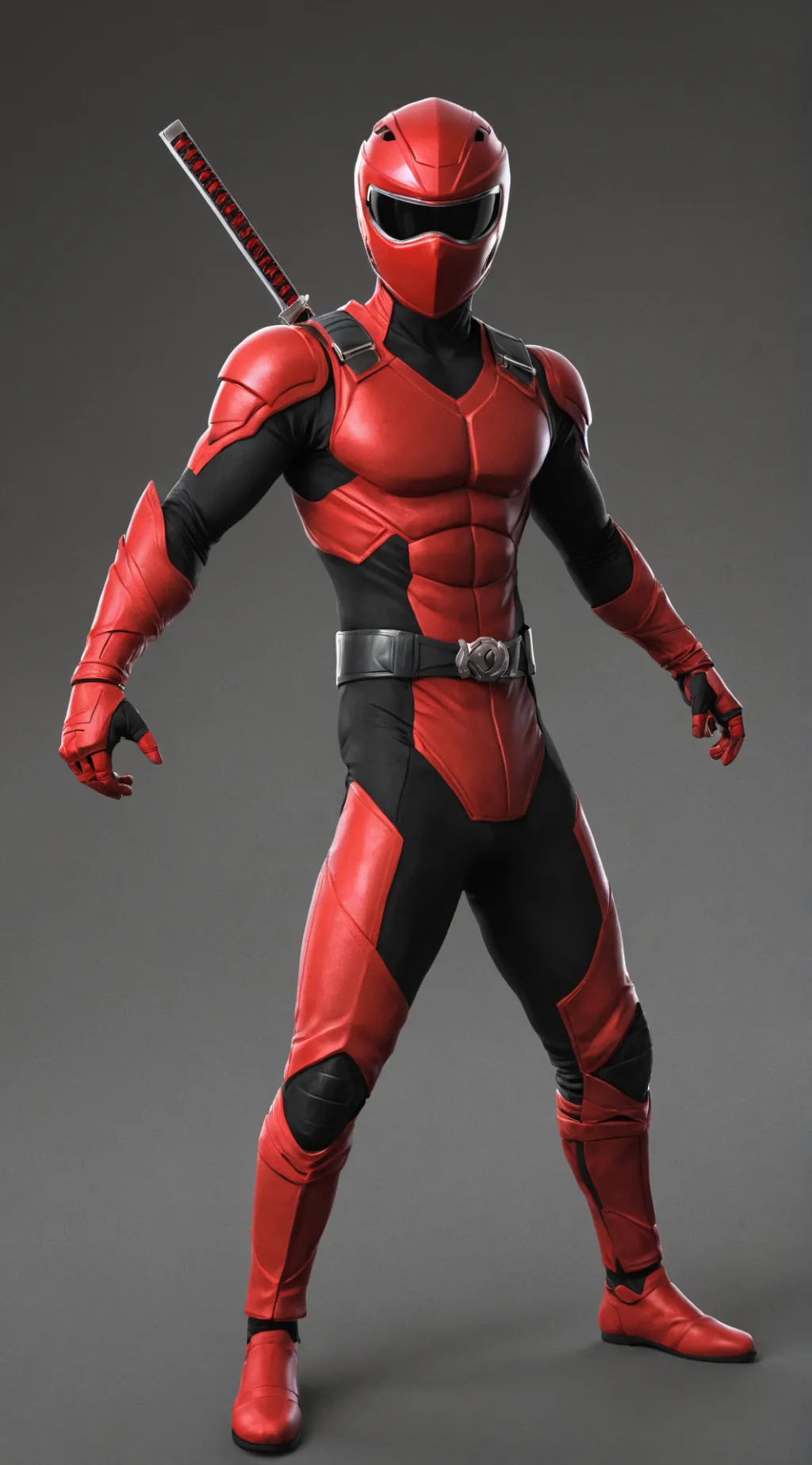 ai character: Power Rangers NF background