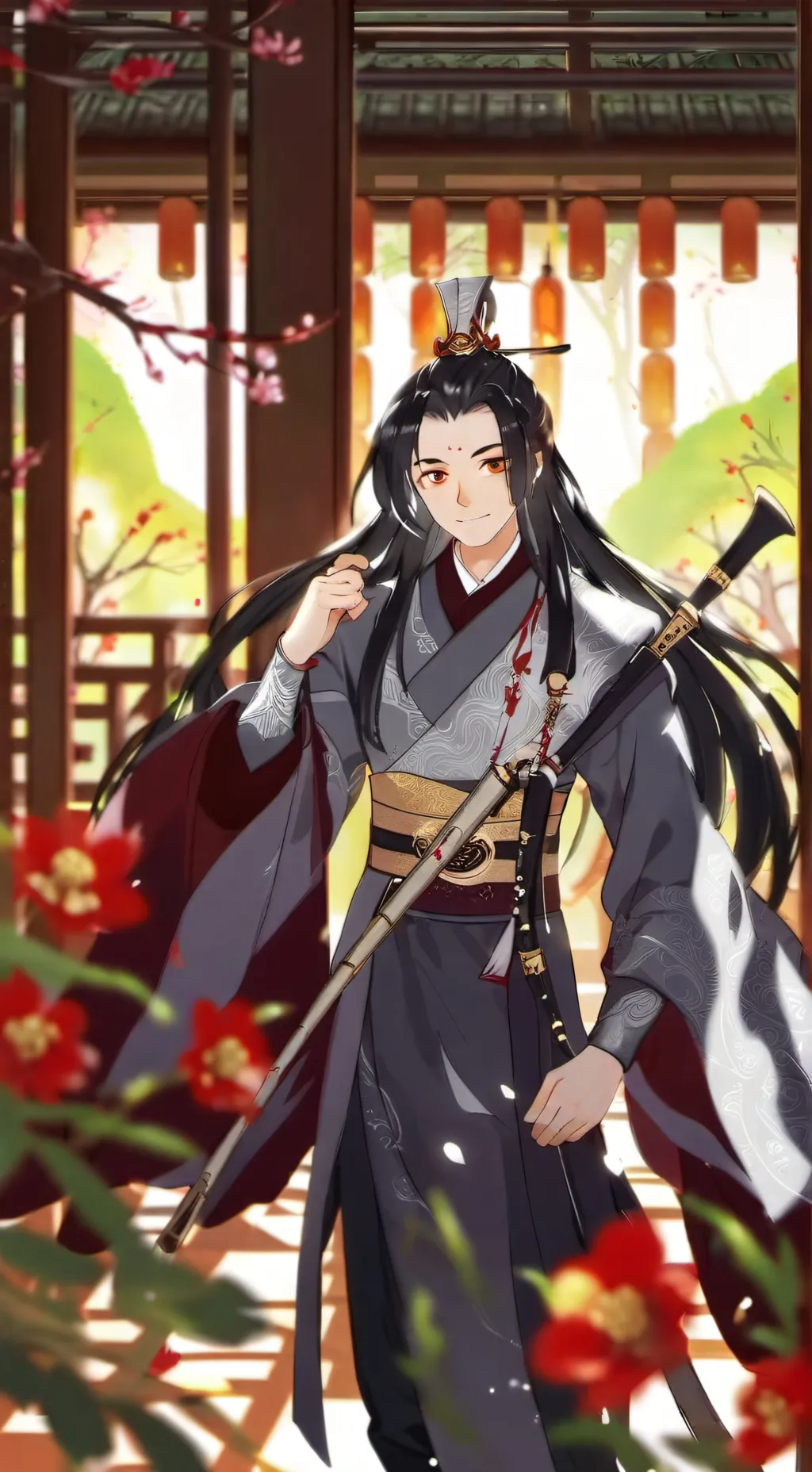 ai character: Demon slayer corps background