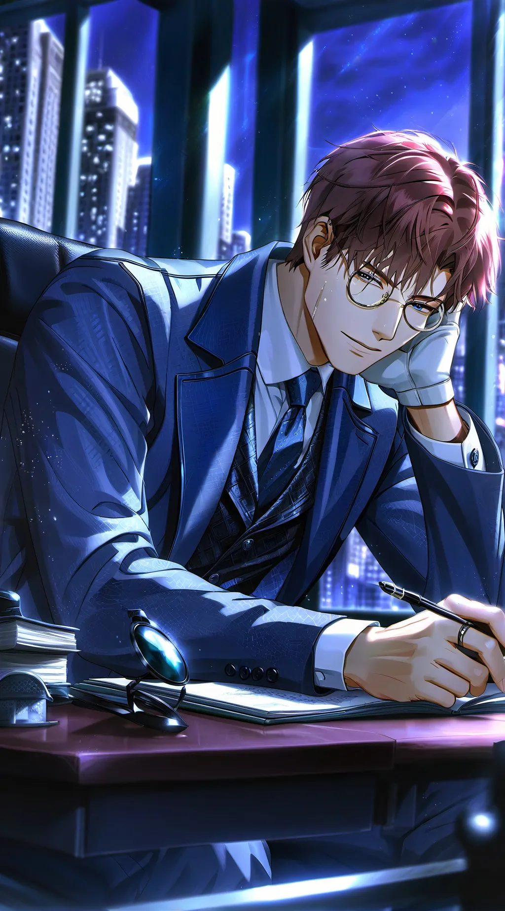 ai character: Detail-Obsessed Ne background