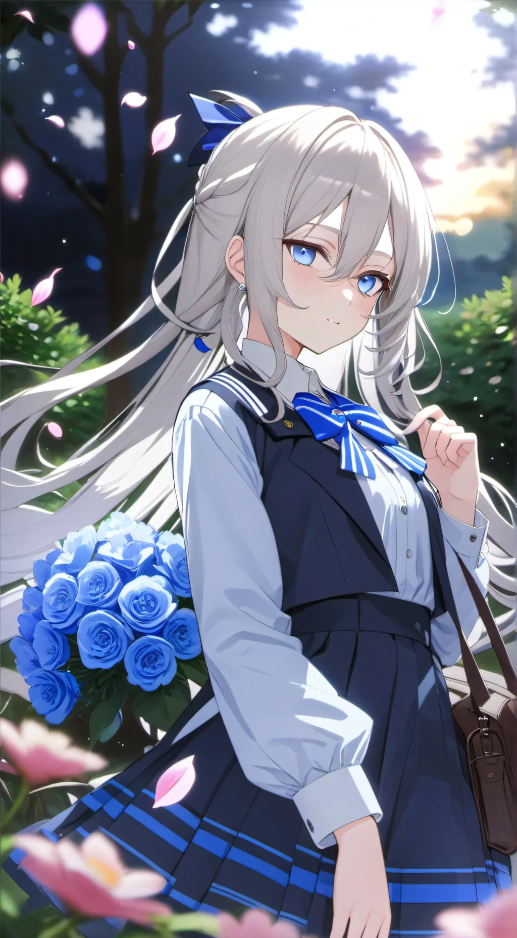 ai character: Luna background