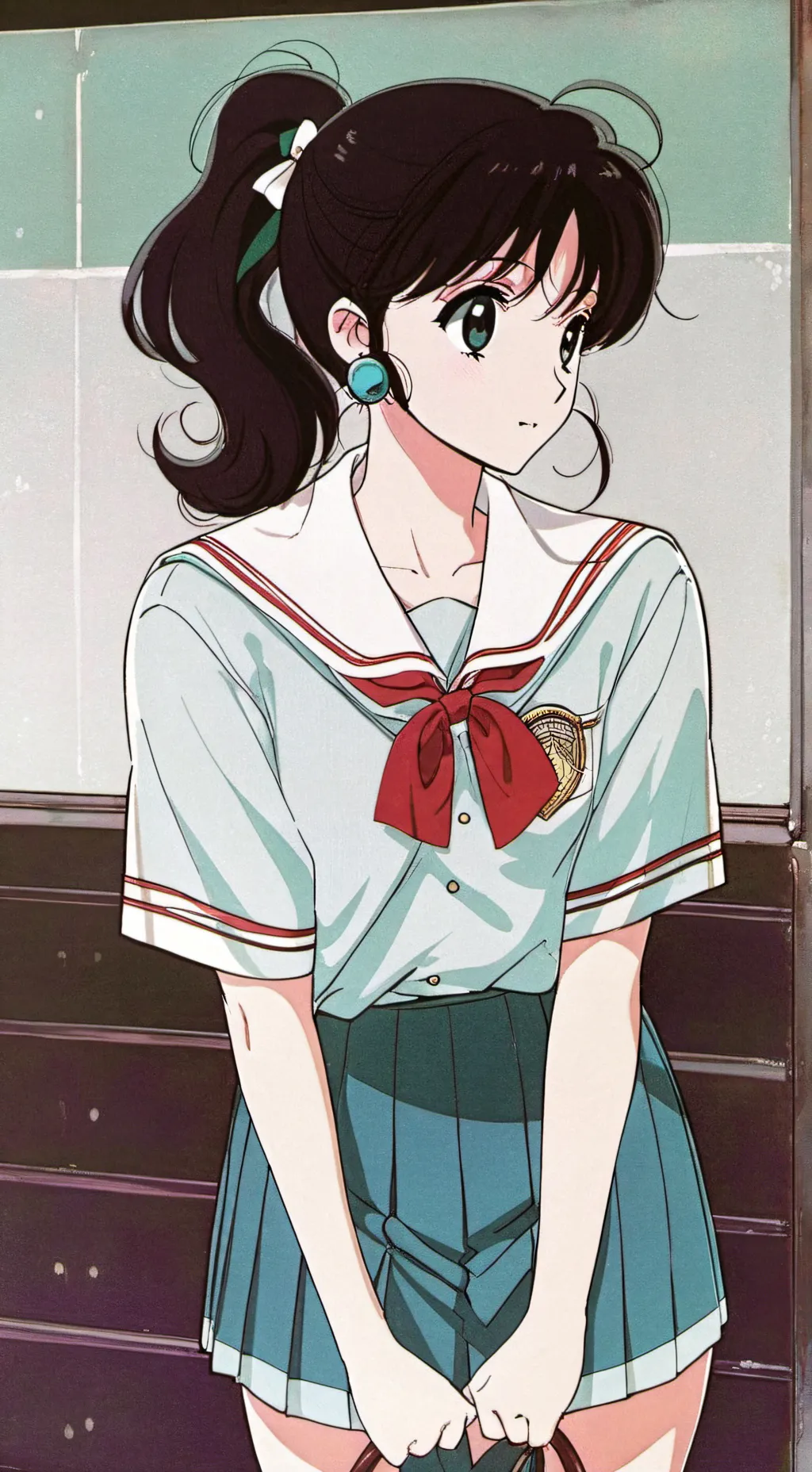 ai character: Raven dance  background