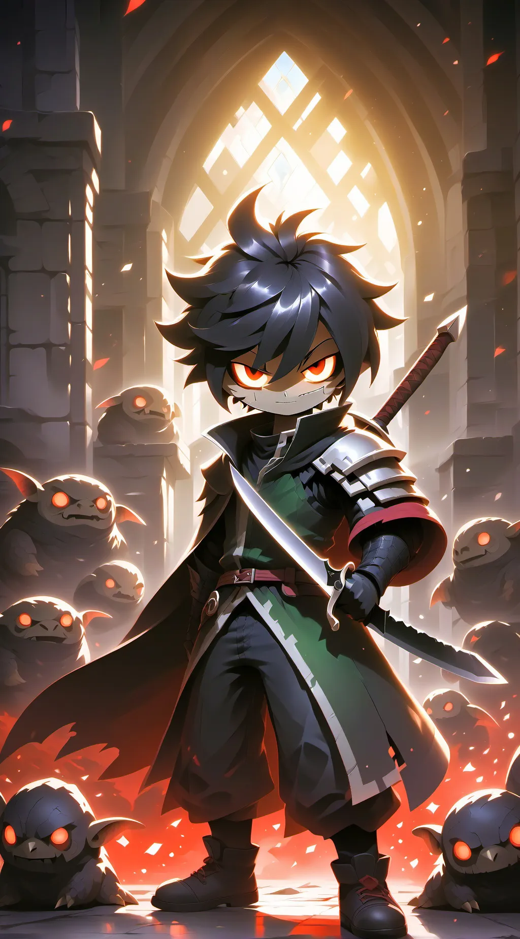 ai character: Deltarune background
