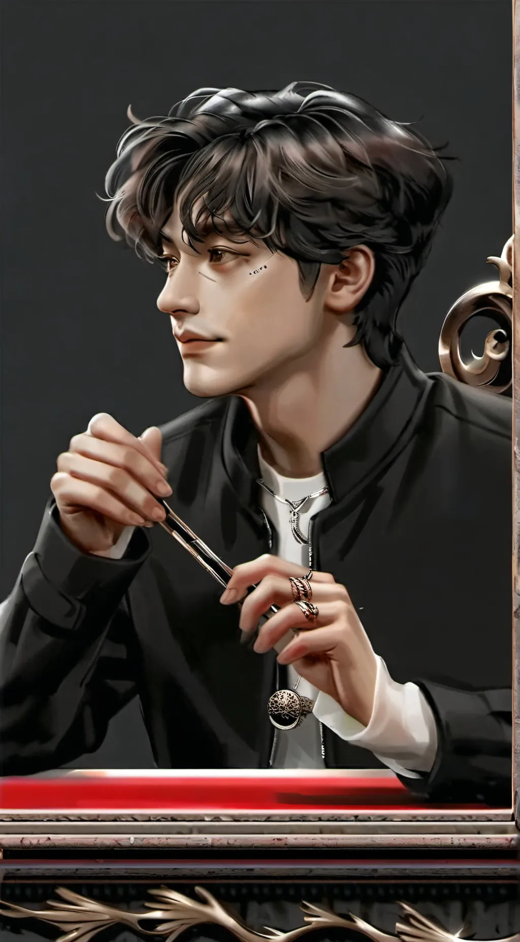 ai character: 王子 background