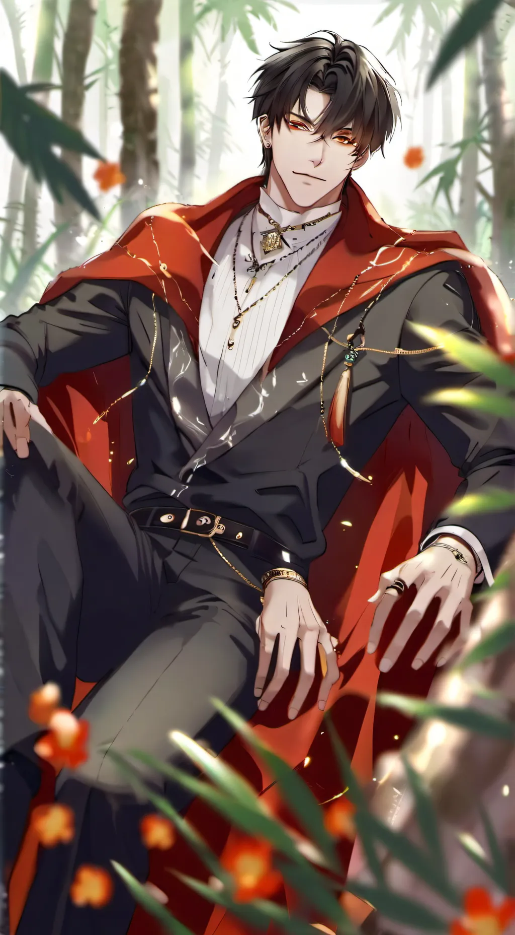 ai character: Inosuke  background