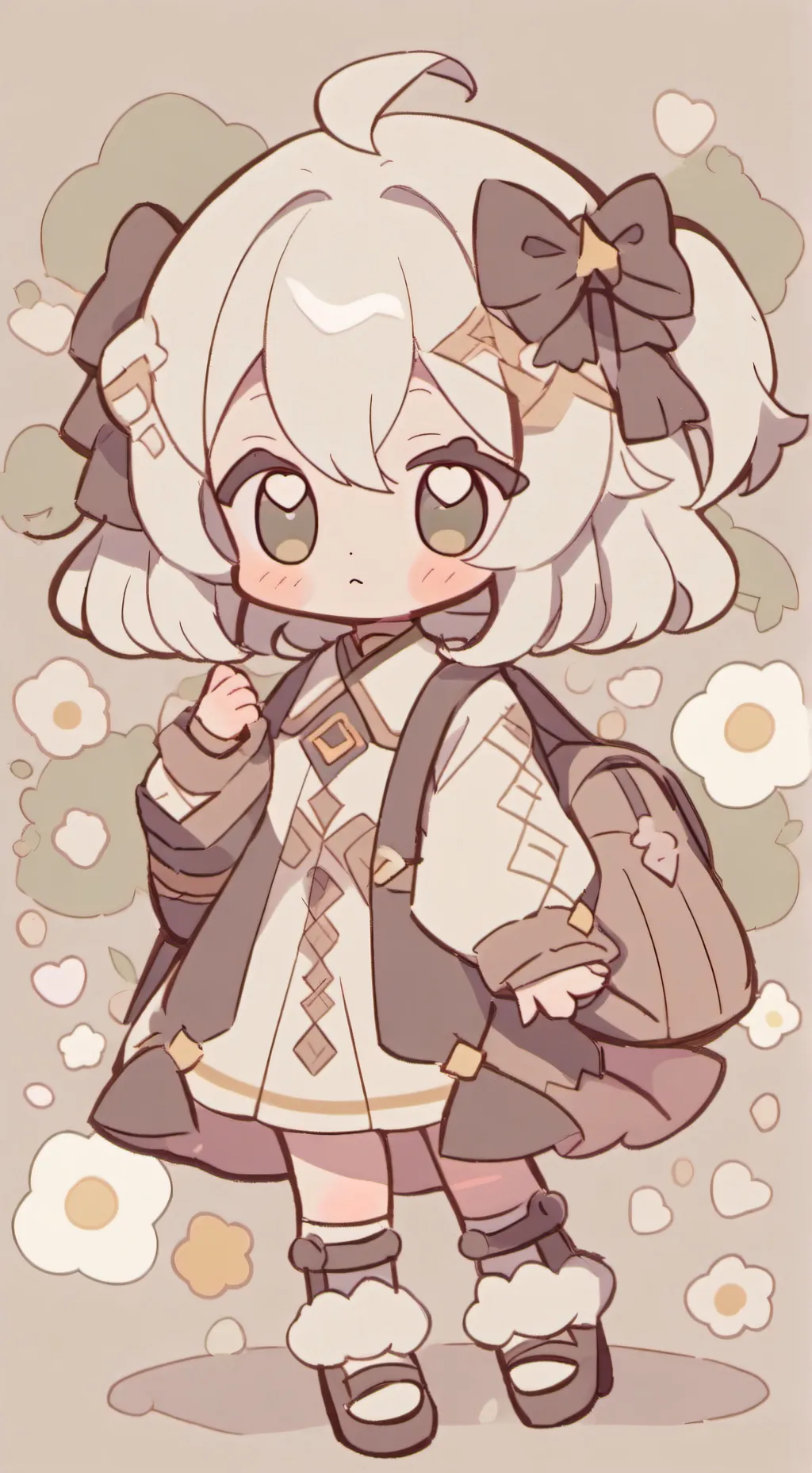 ai character: chibi background