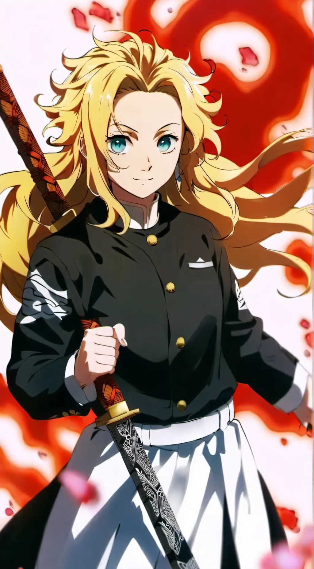 ai character: demon slayer background