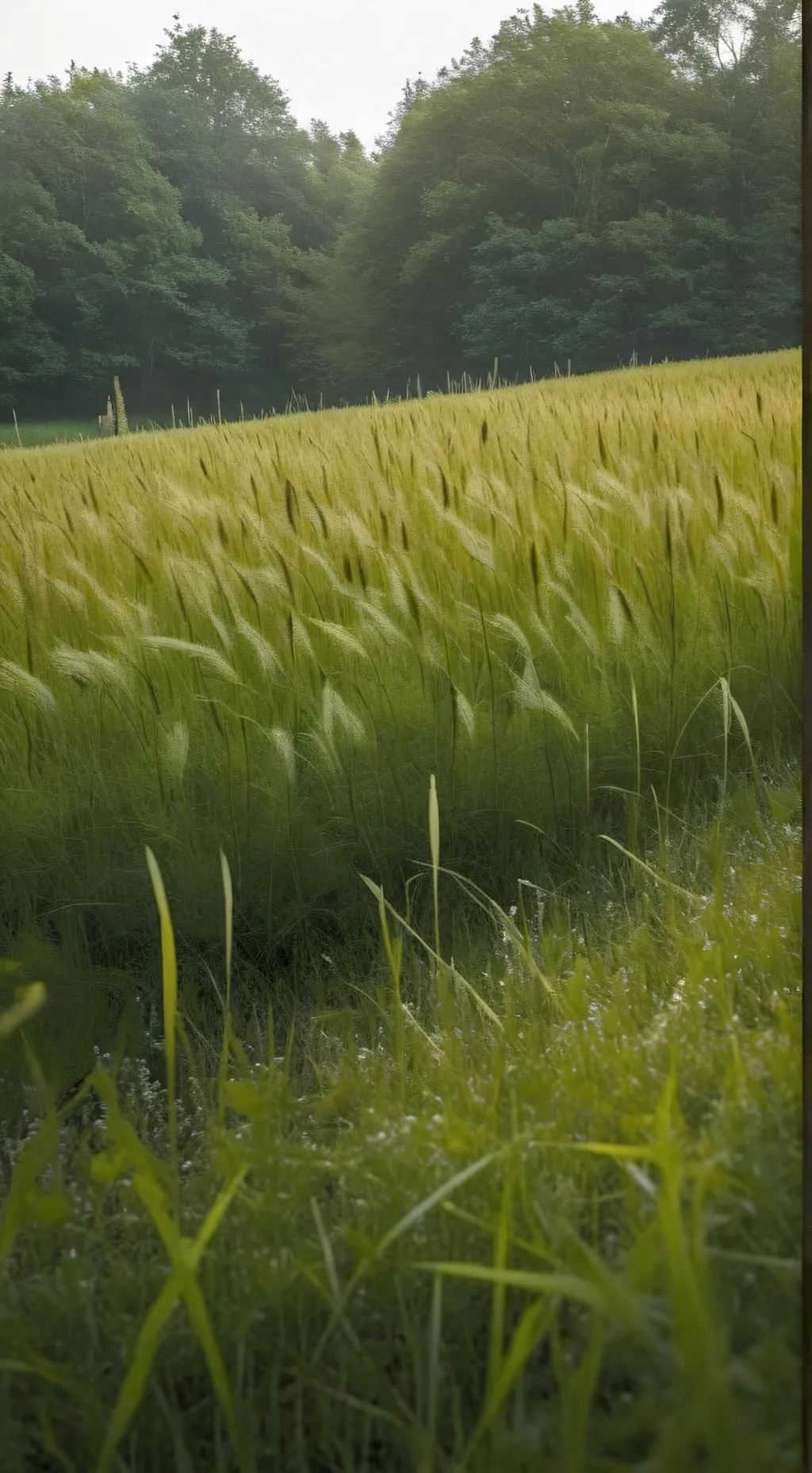 ai character: Grass background