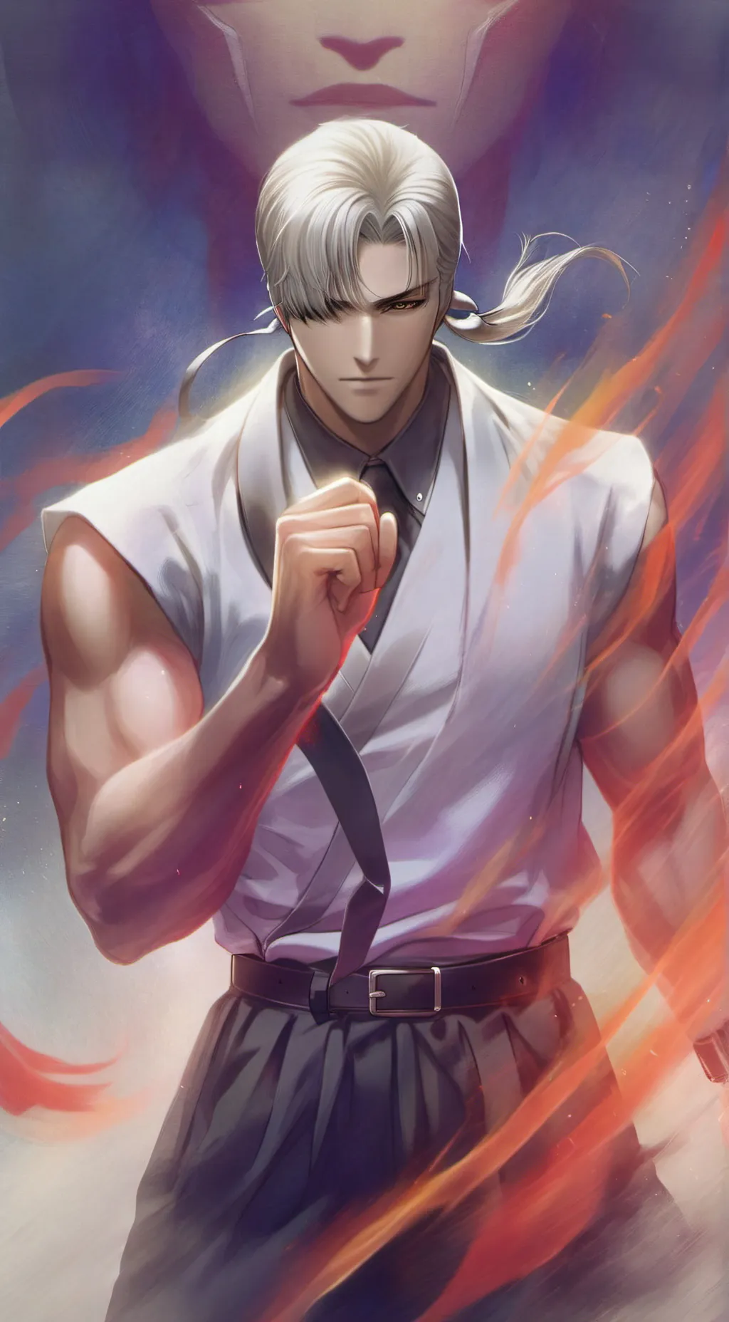 ai character: Kael D. Blackthorn background