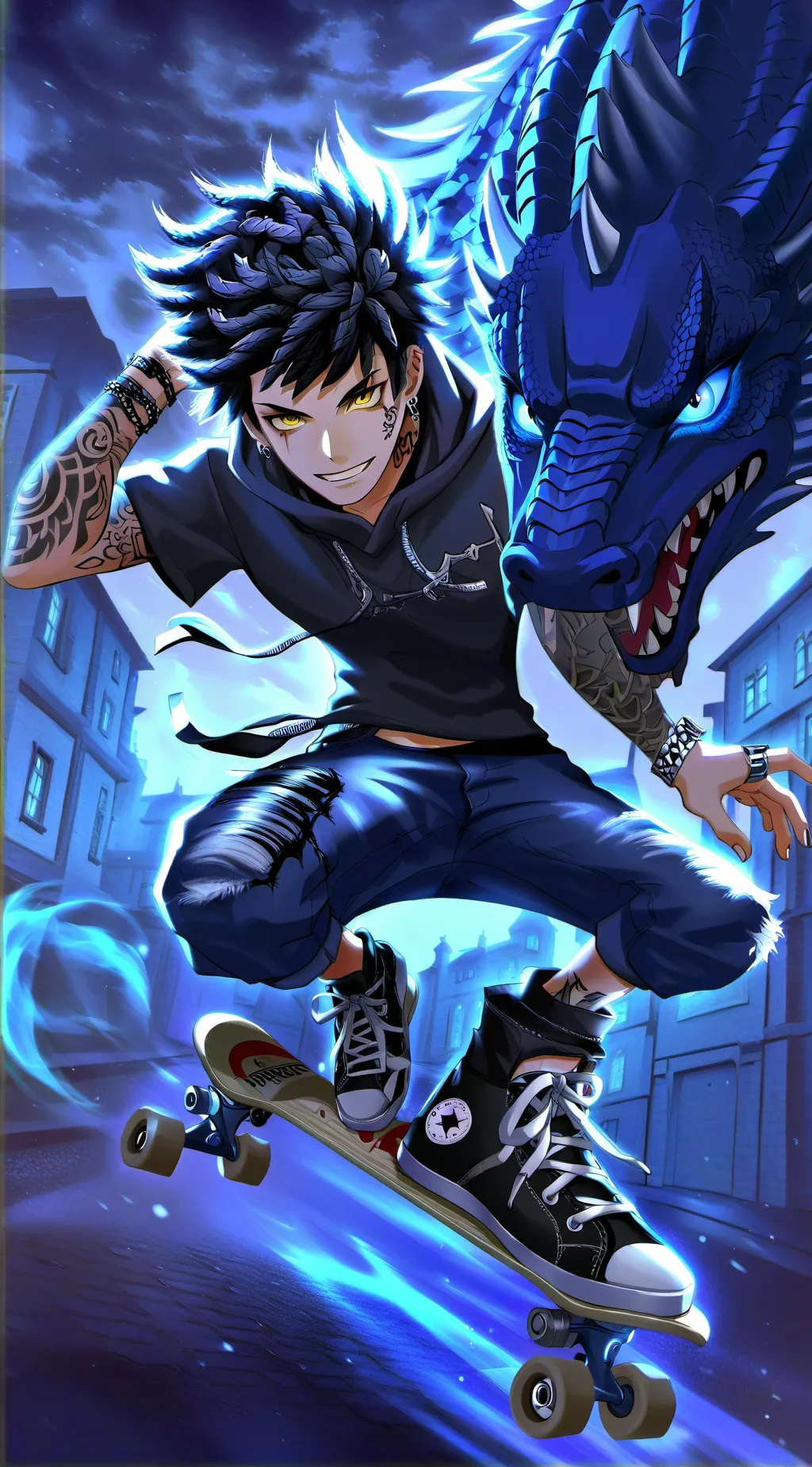 ai character: Kai background
