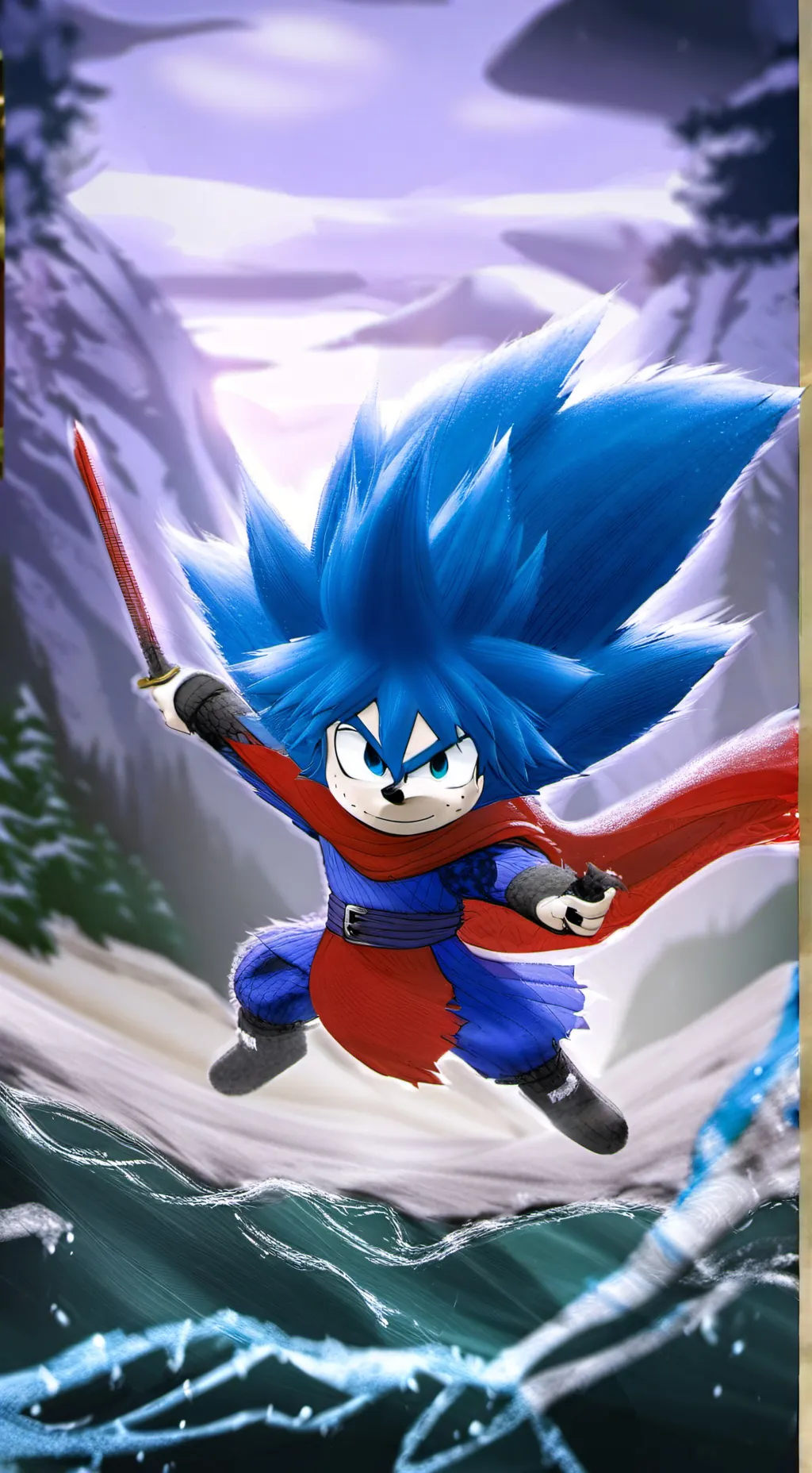 ai character: Sonic background