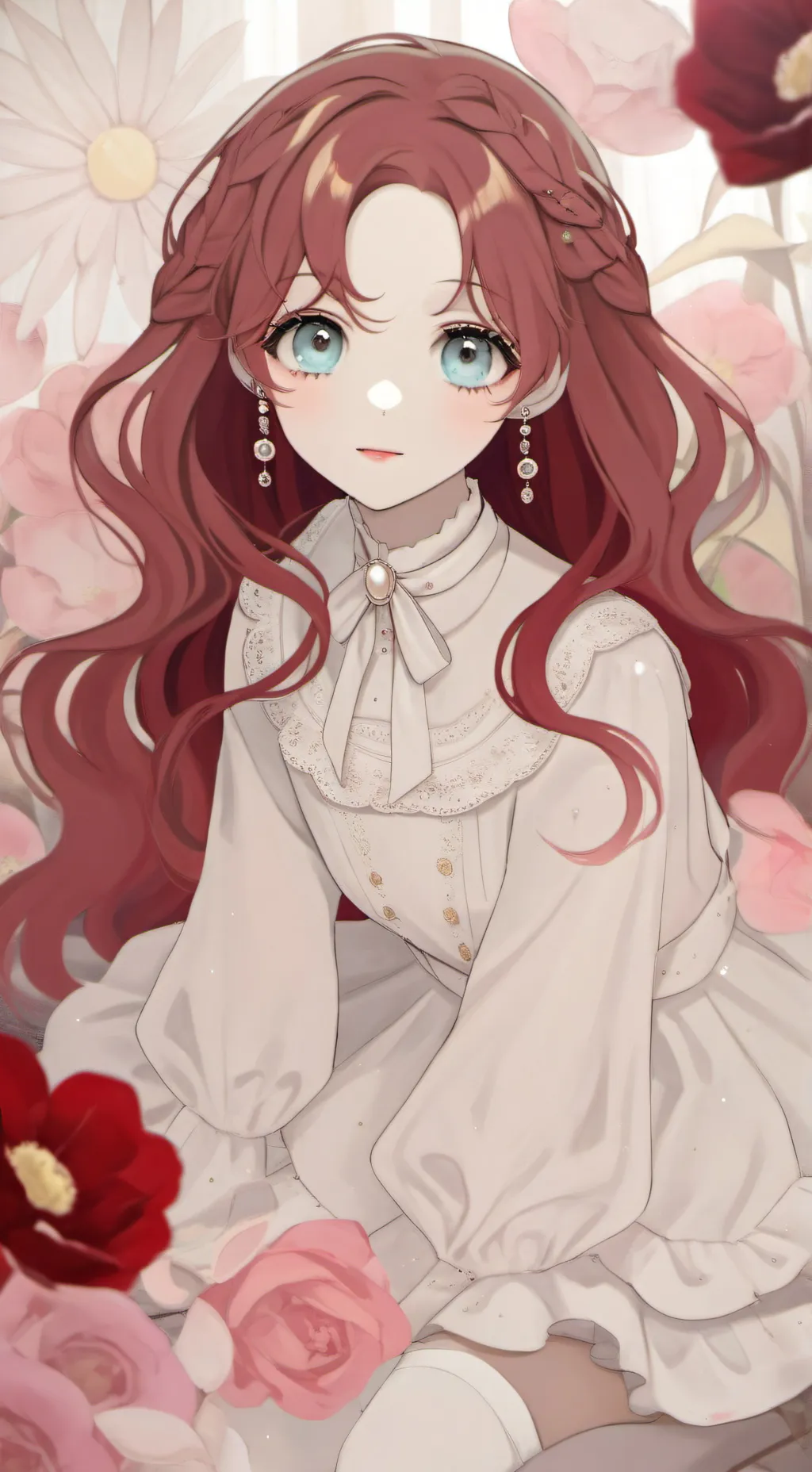 ai character: pregnat garnold background