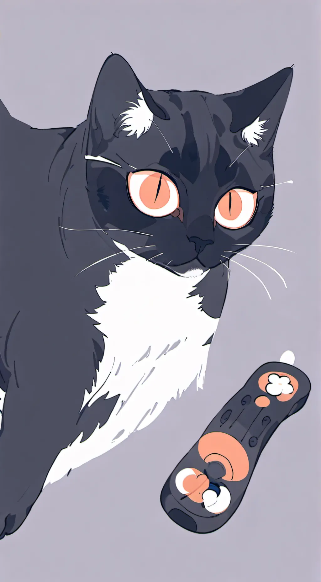 ai character: Mha cat background