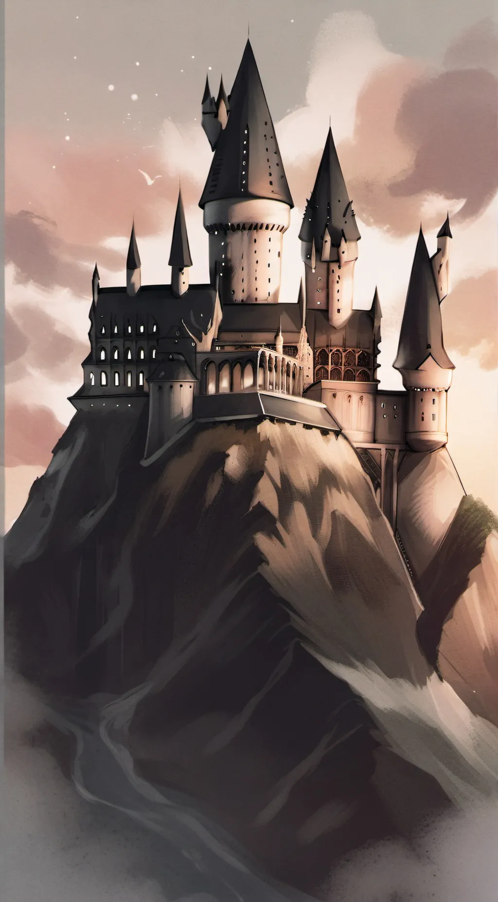 ai character: ⭑｡*,hogwarts'•🥀`.* background