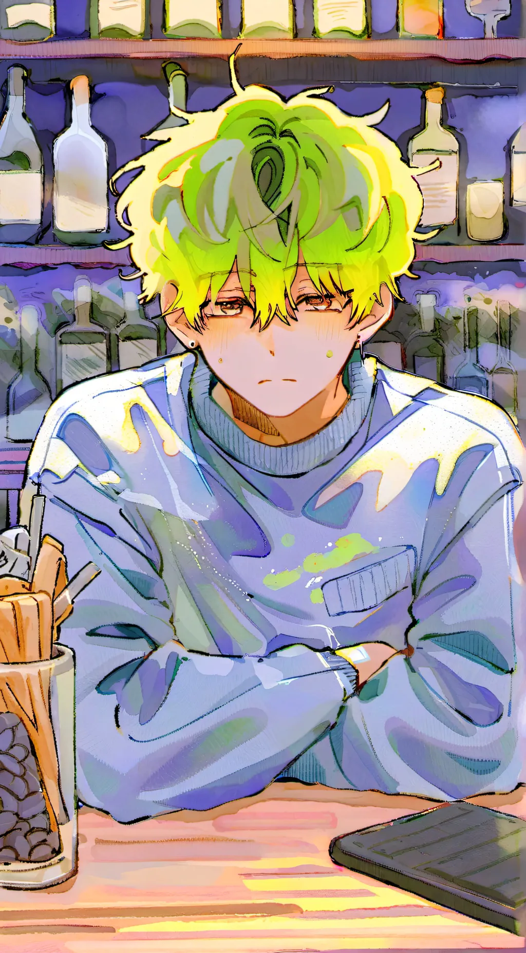 ai character: David background