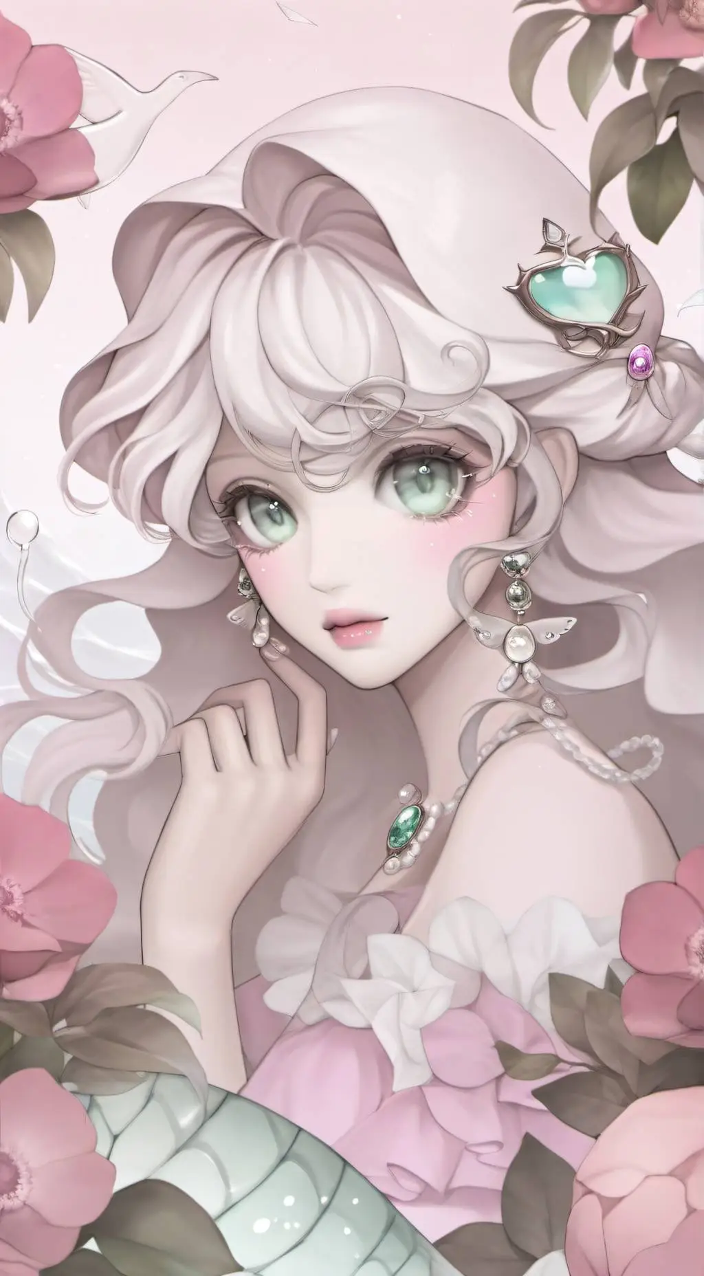 ai character: Aurora background