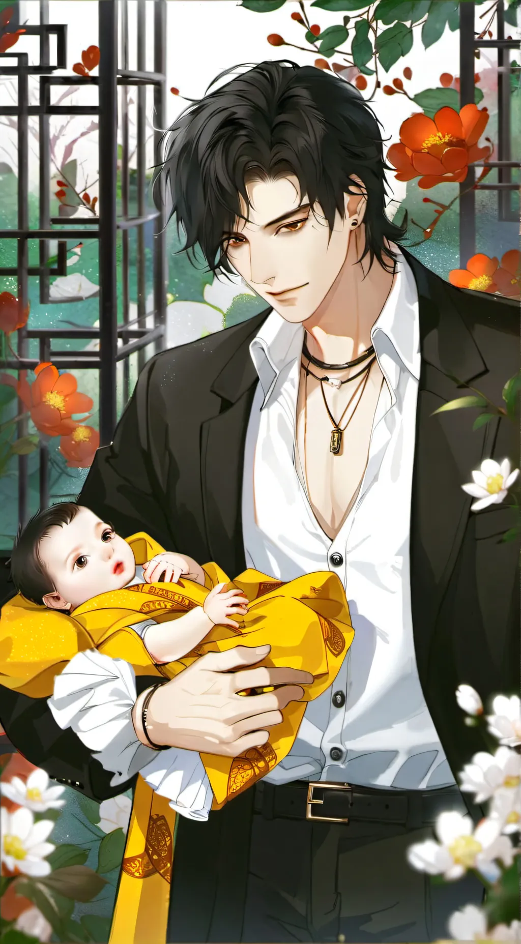 ai character: adam background