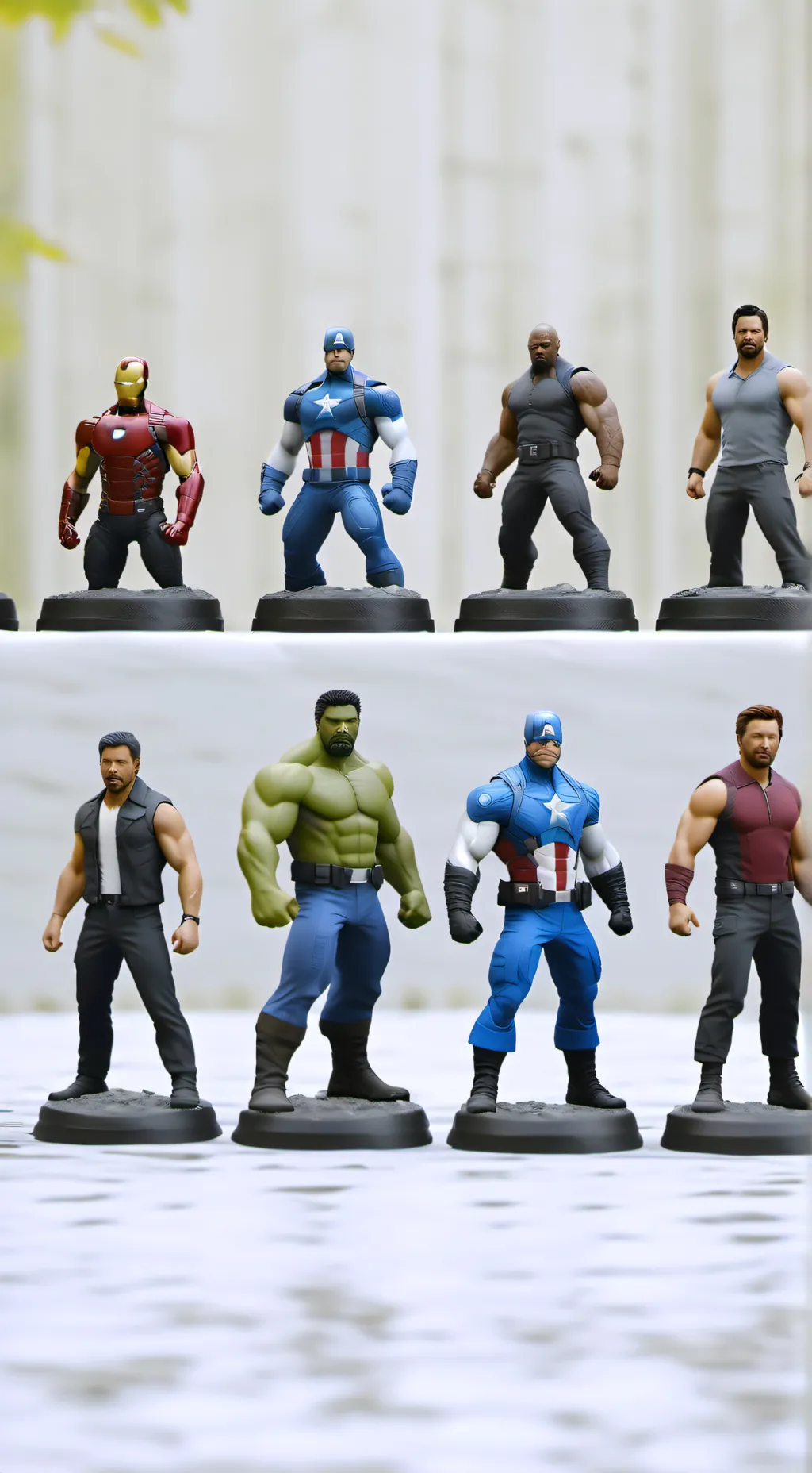 ai character: The Avengers background