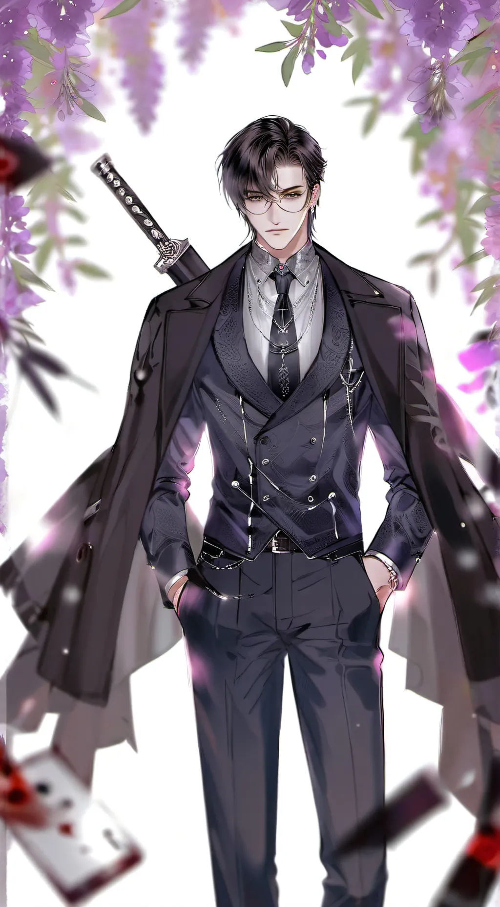 ai character: Damien Forger background