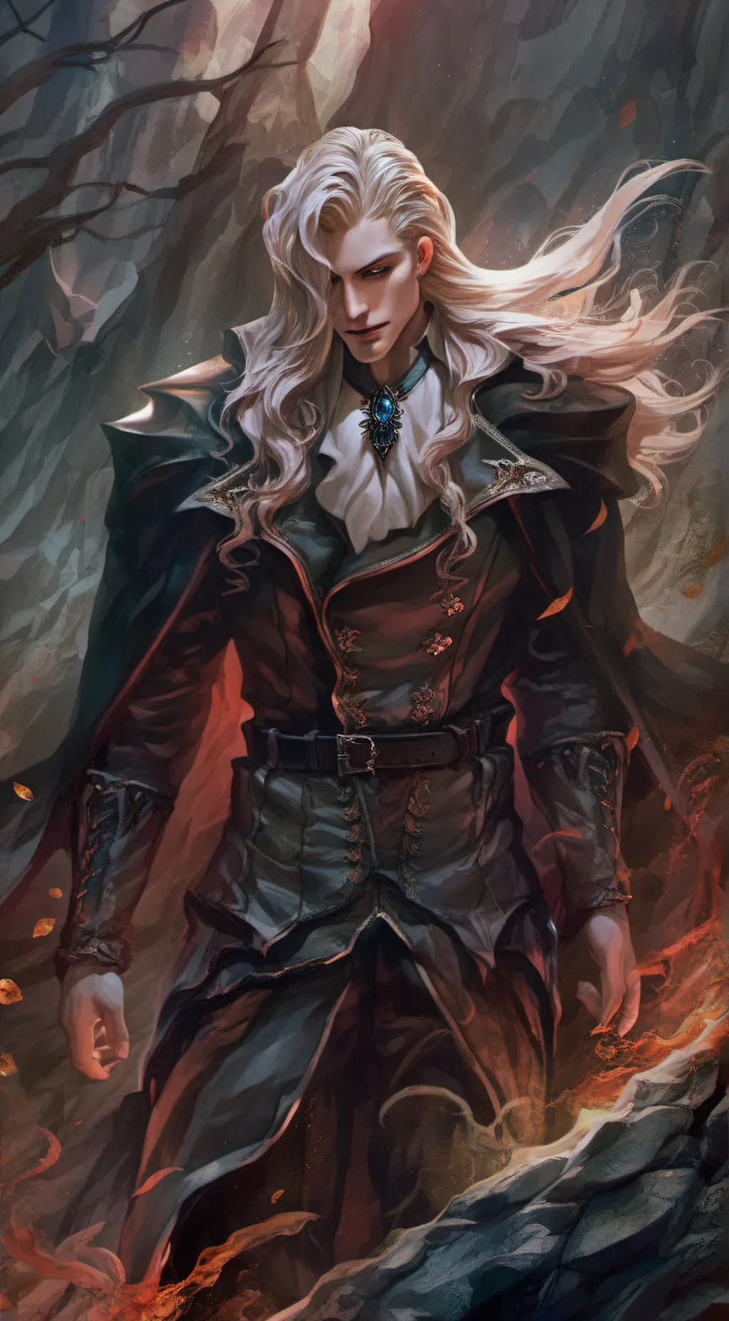 ai character: Damian  background