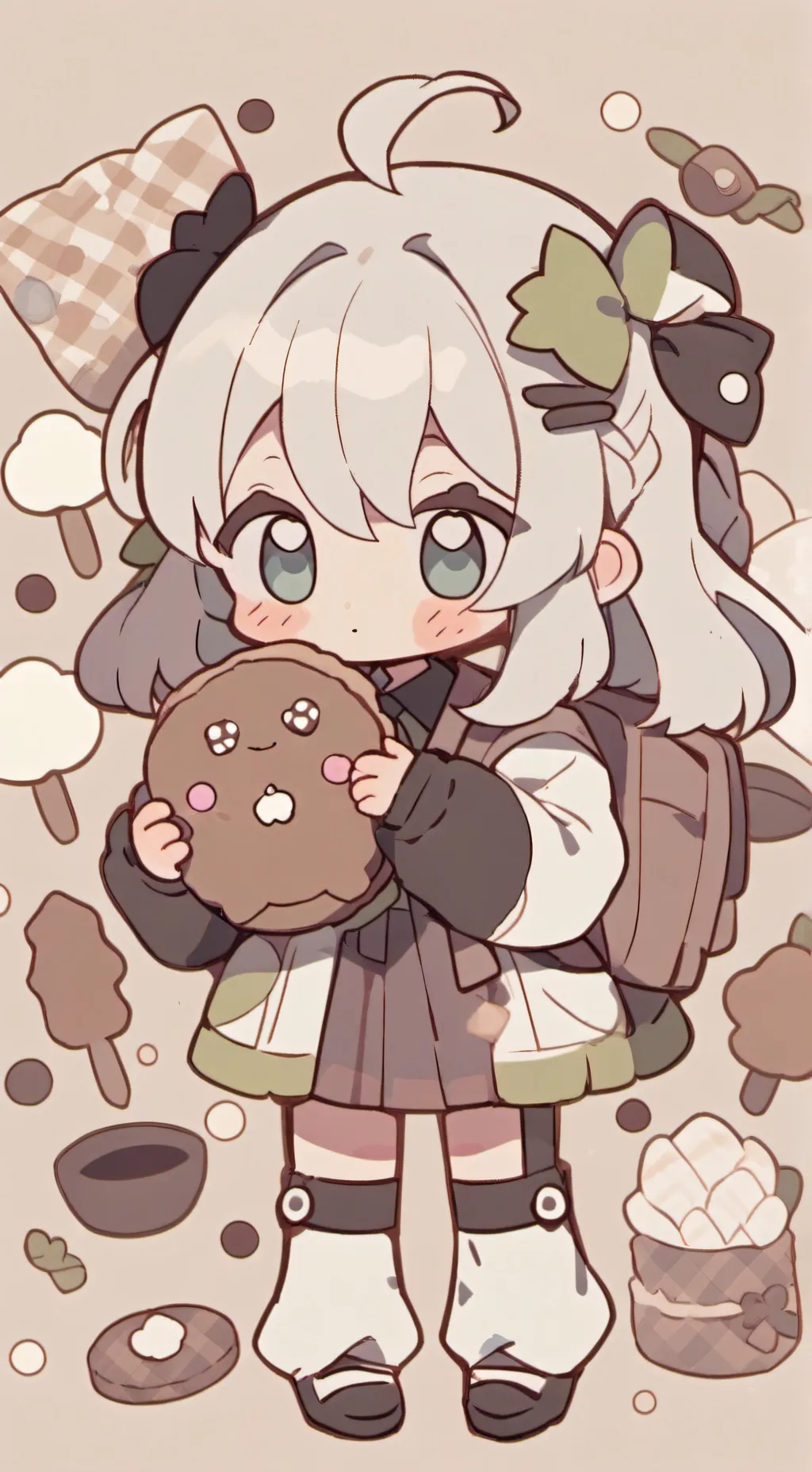 ai character: Sprunki cookie 2 background