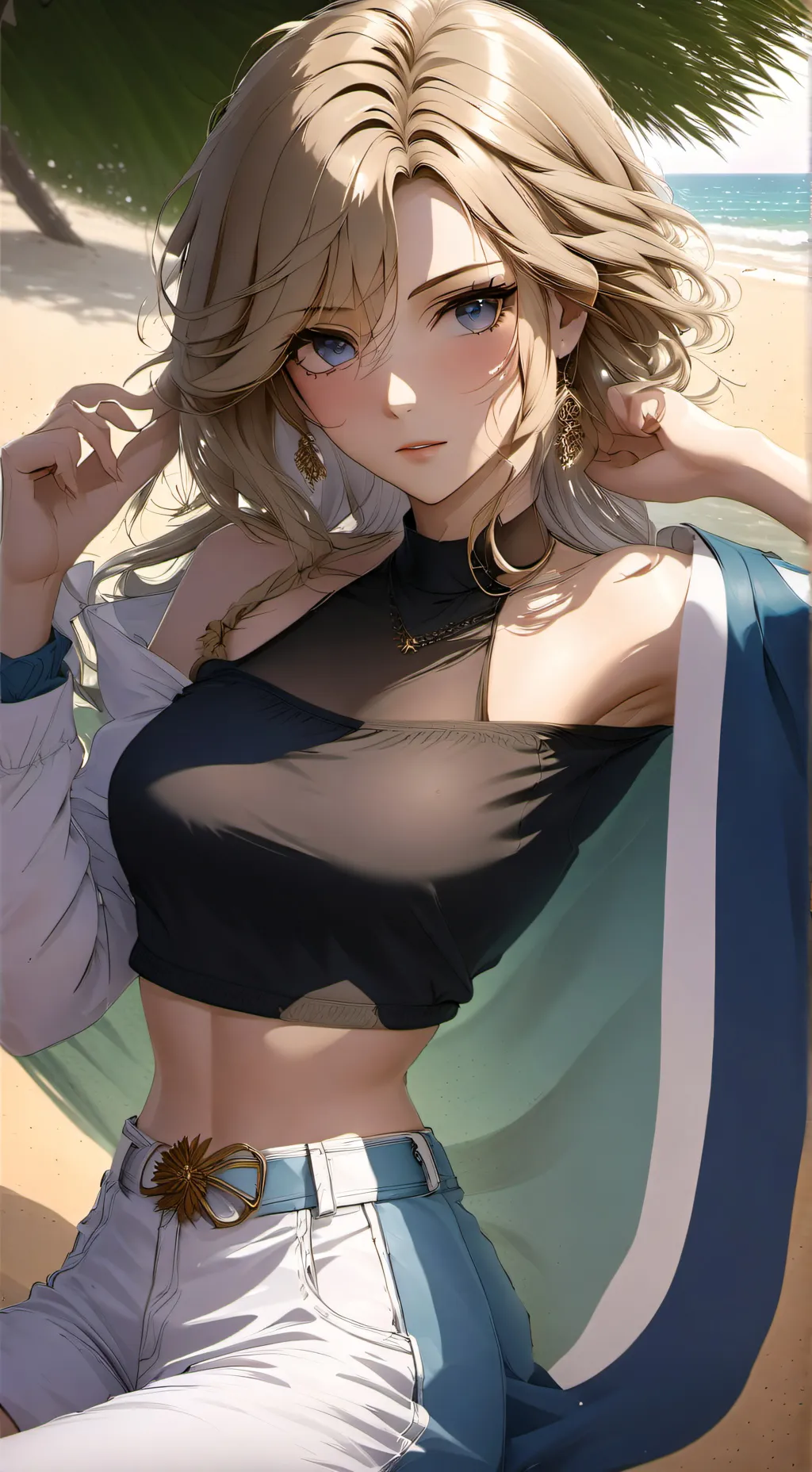 ai character: Addison  background