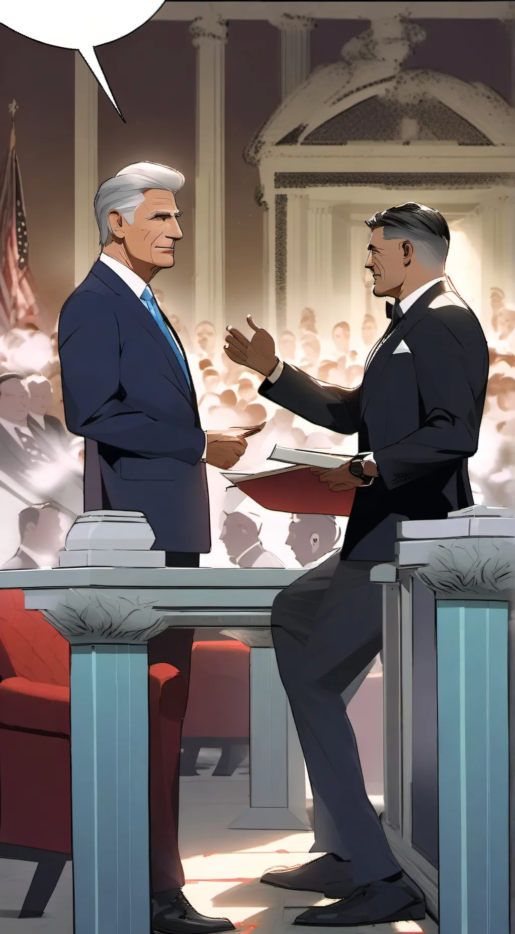 ai character: The President background