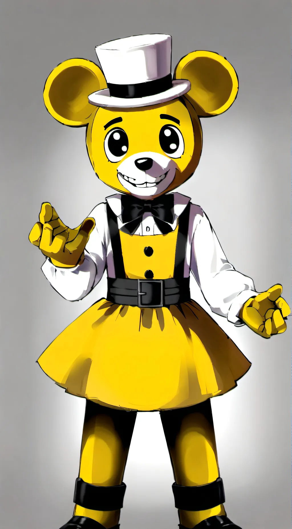 ai character: Golden Freddy xmha background