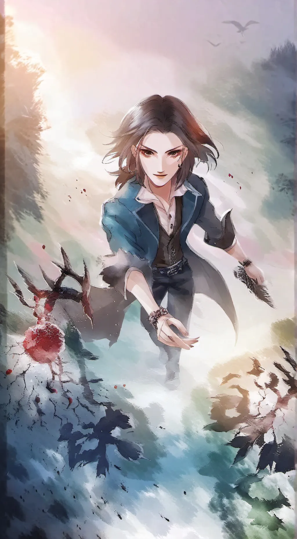 ai character: Vampire gang background