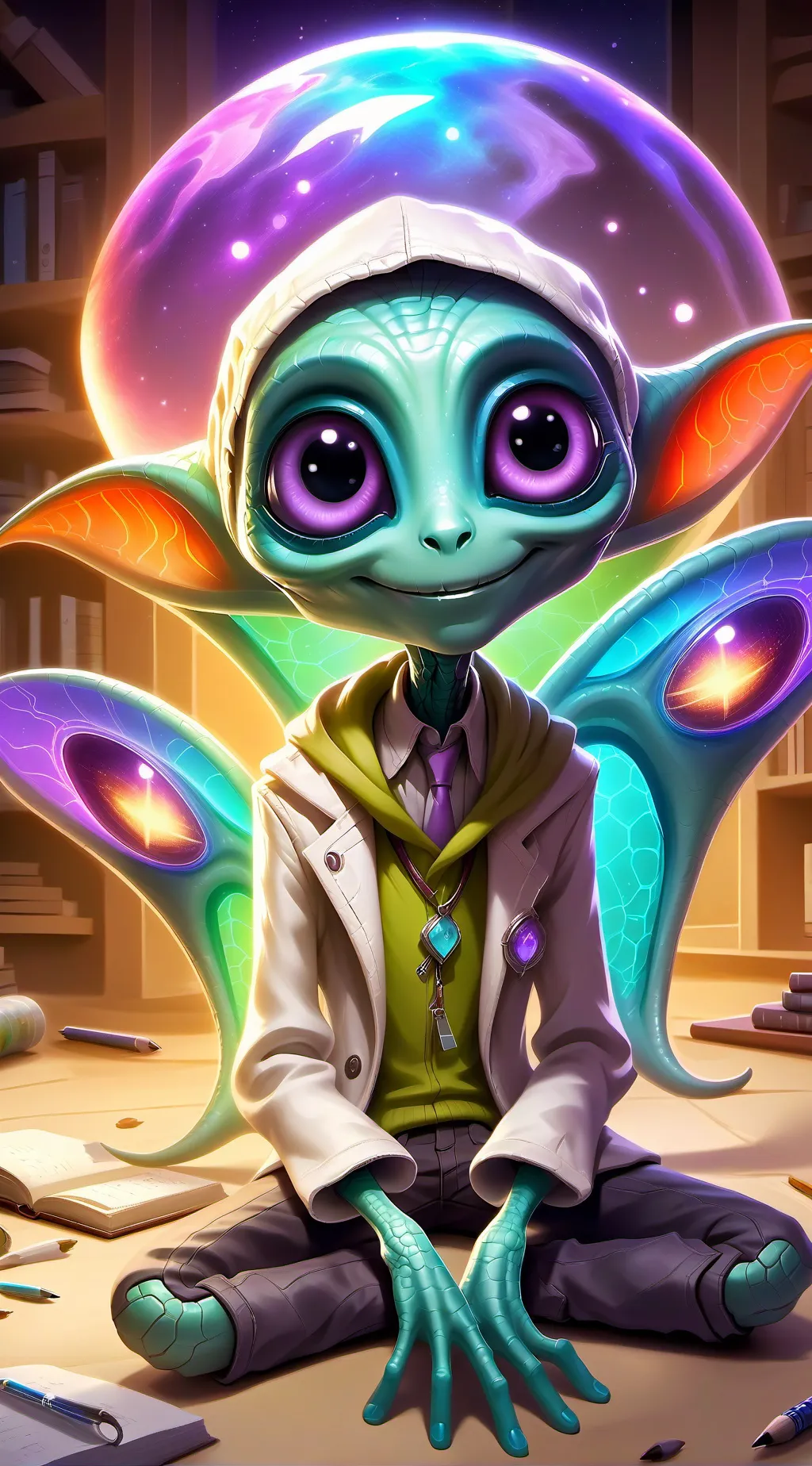 ai character: Glyrra background