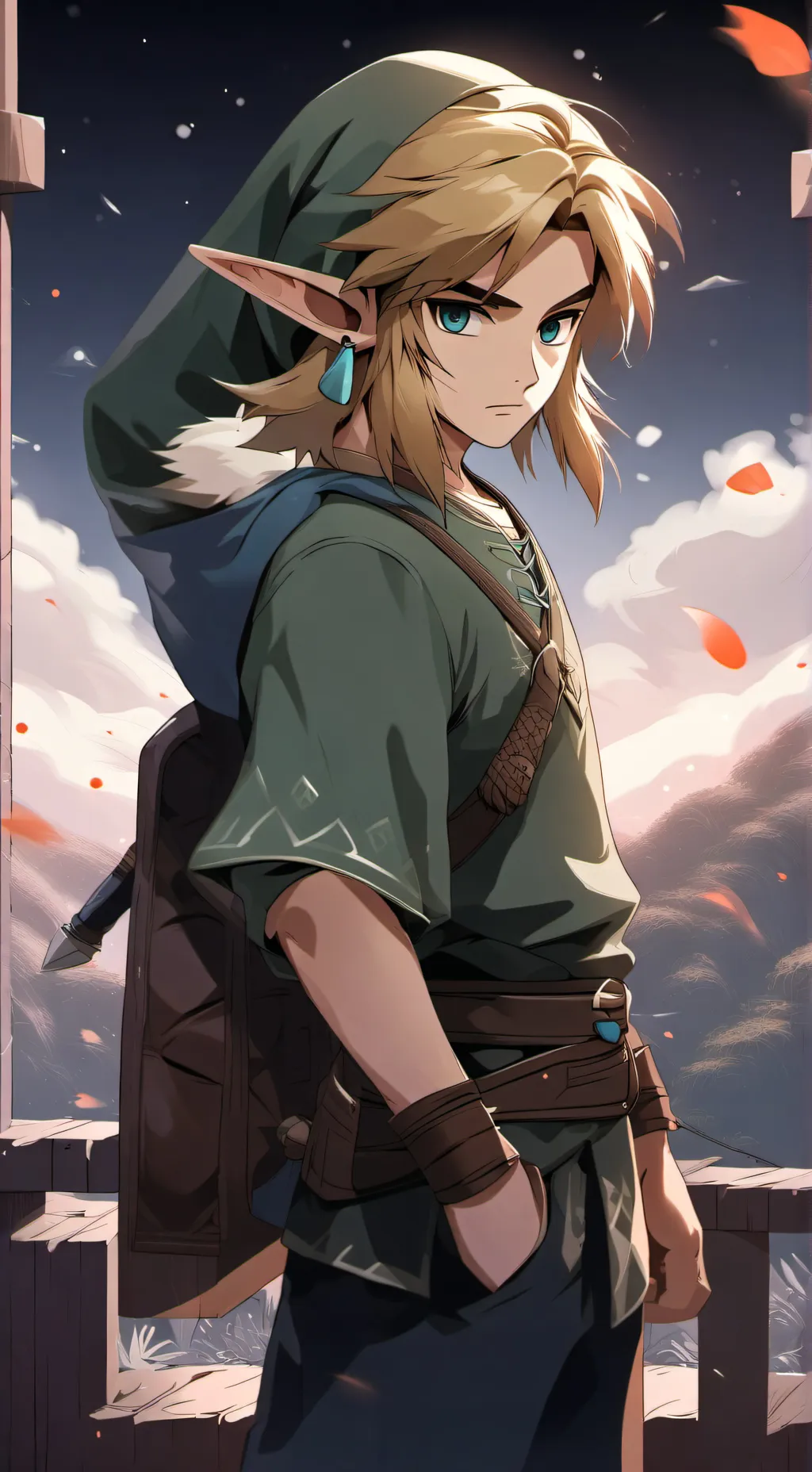 ai character: Link!  background