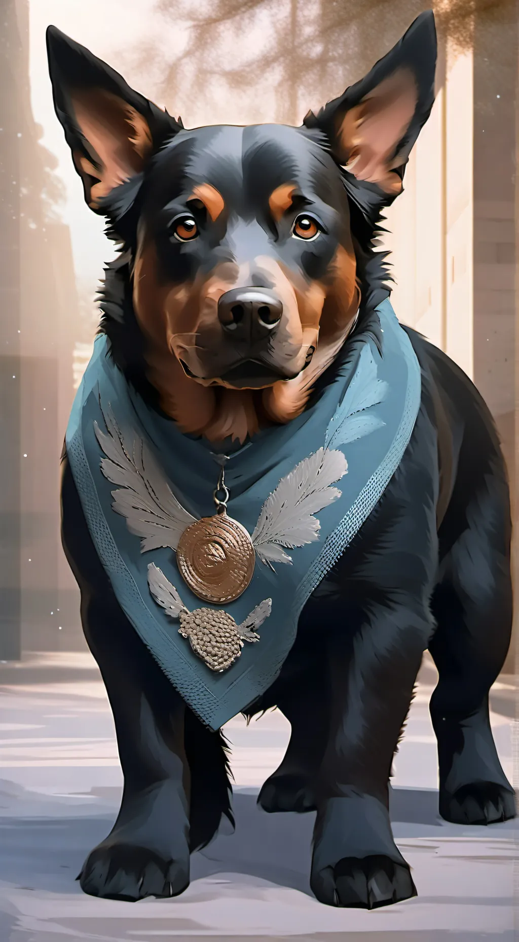 ai character: perro lindo 🐕 background