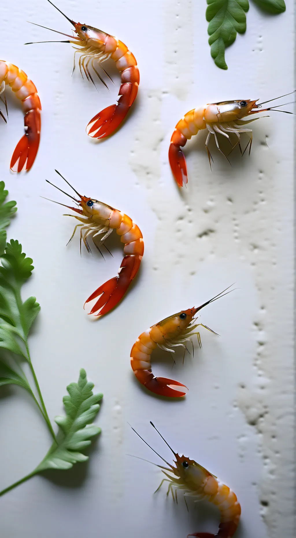 ai character: BABY shrimpo background