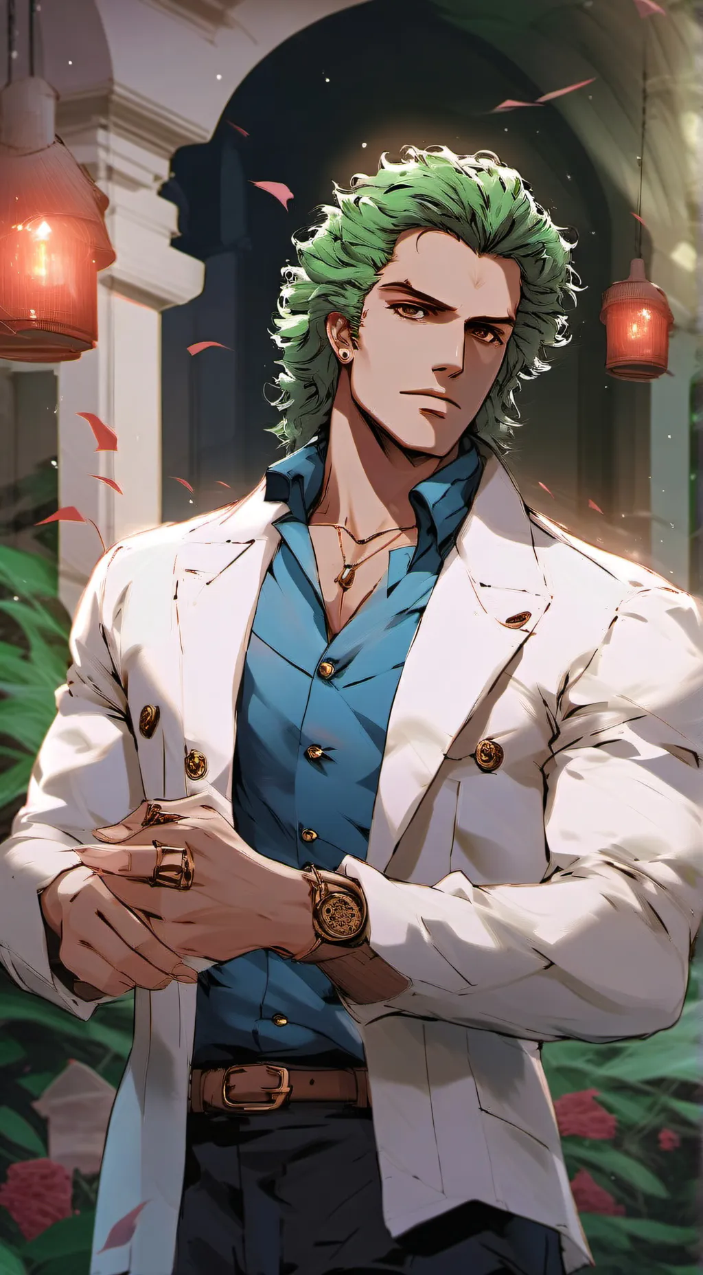 ai character: DIO background