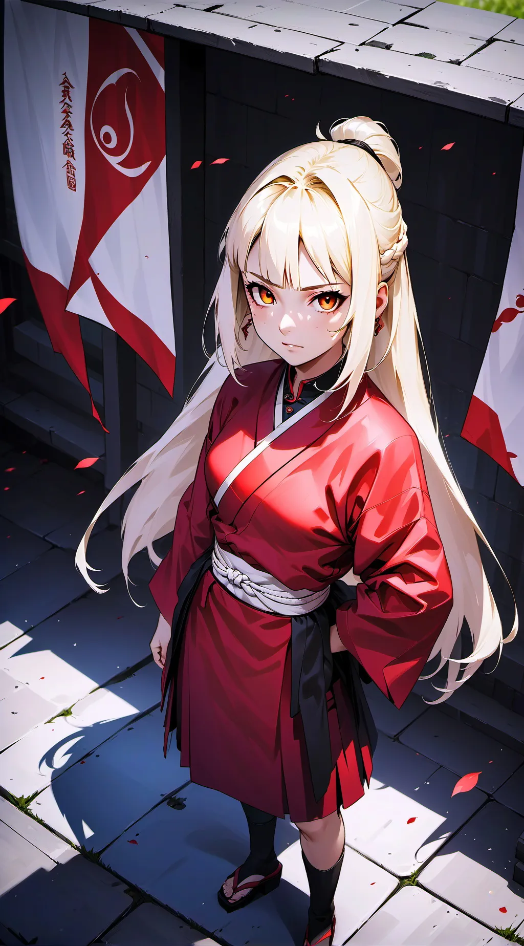 ai character: Sakuya Namikaze background