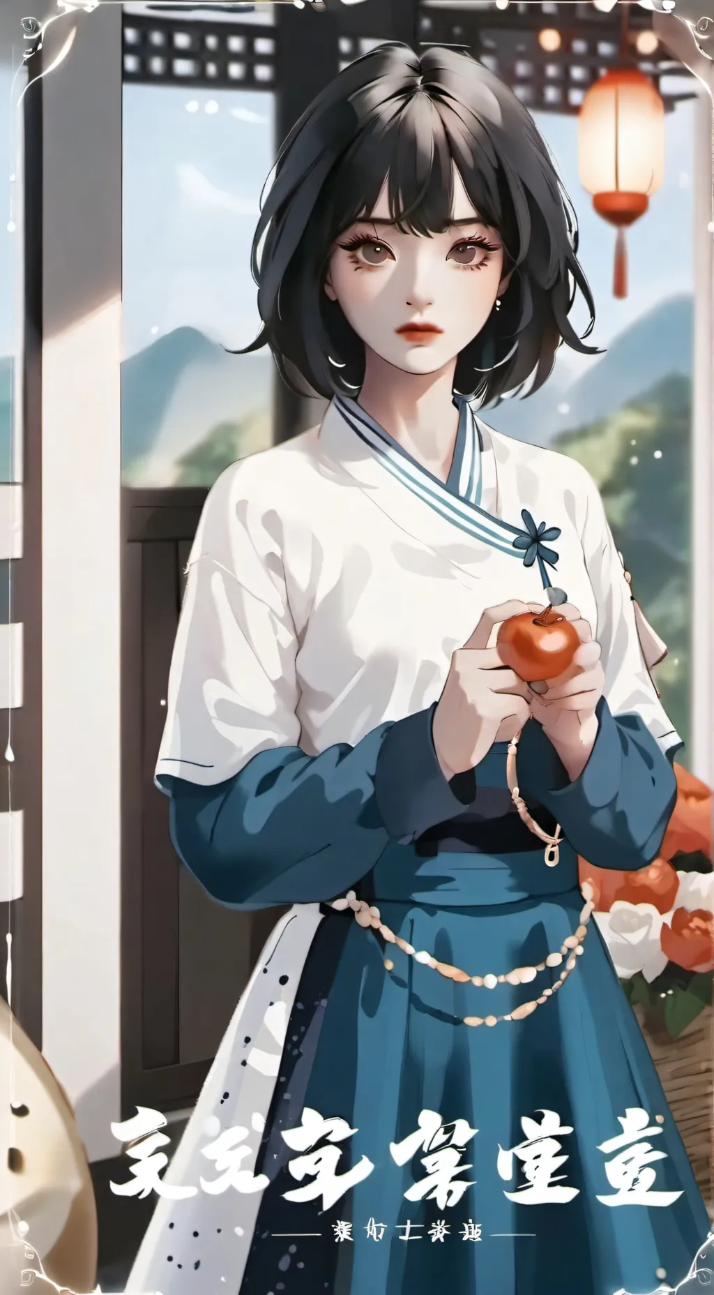 ai character: Impress Asian mom background