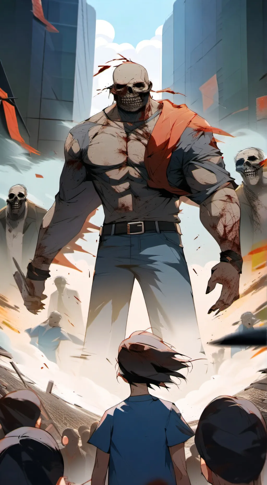 ai character: zombie apocalypses background