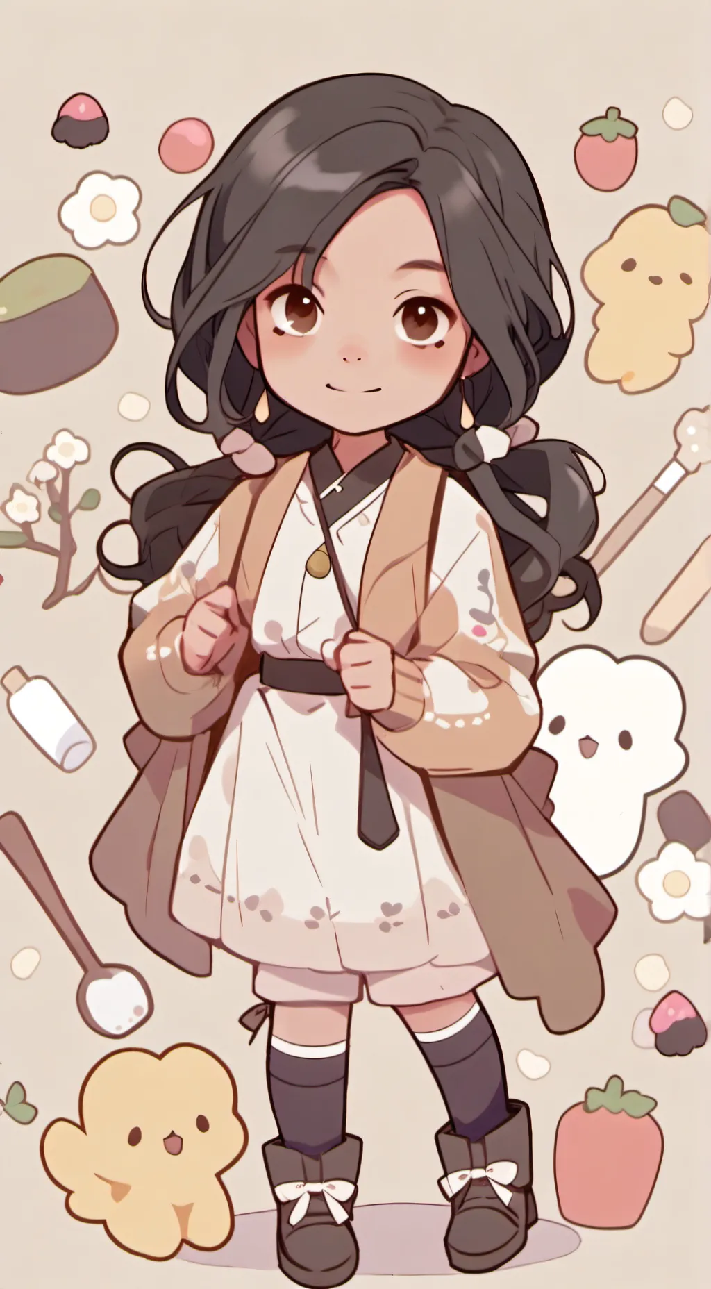 ai character: papa's girl.....  background