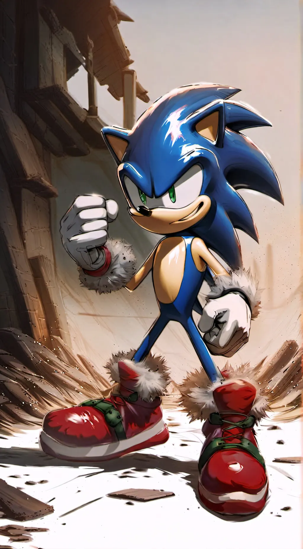 ai character: Sonic The Hedgehog background