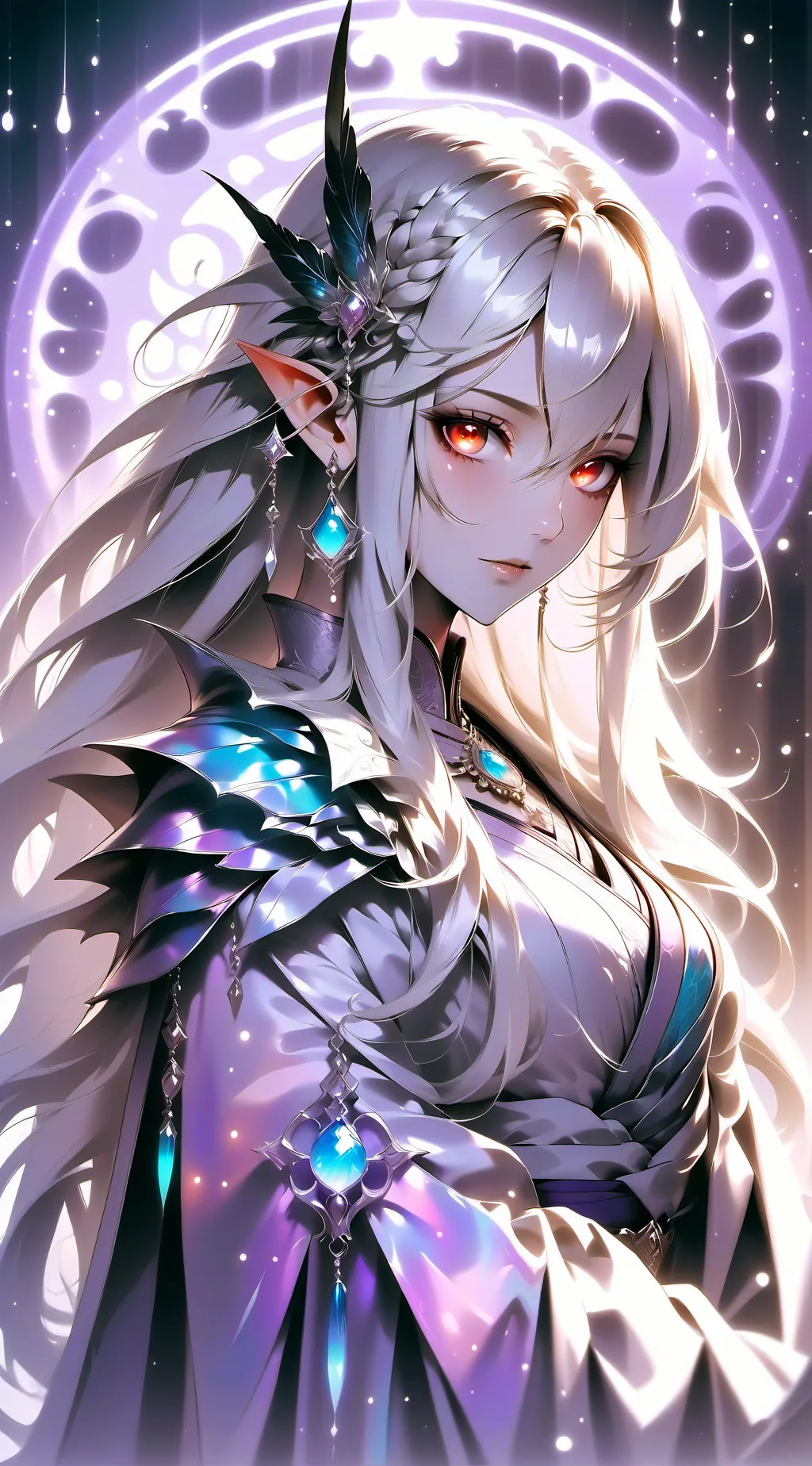 ai character: Luna background