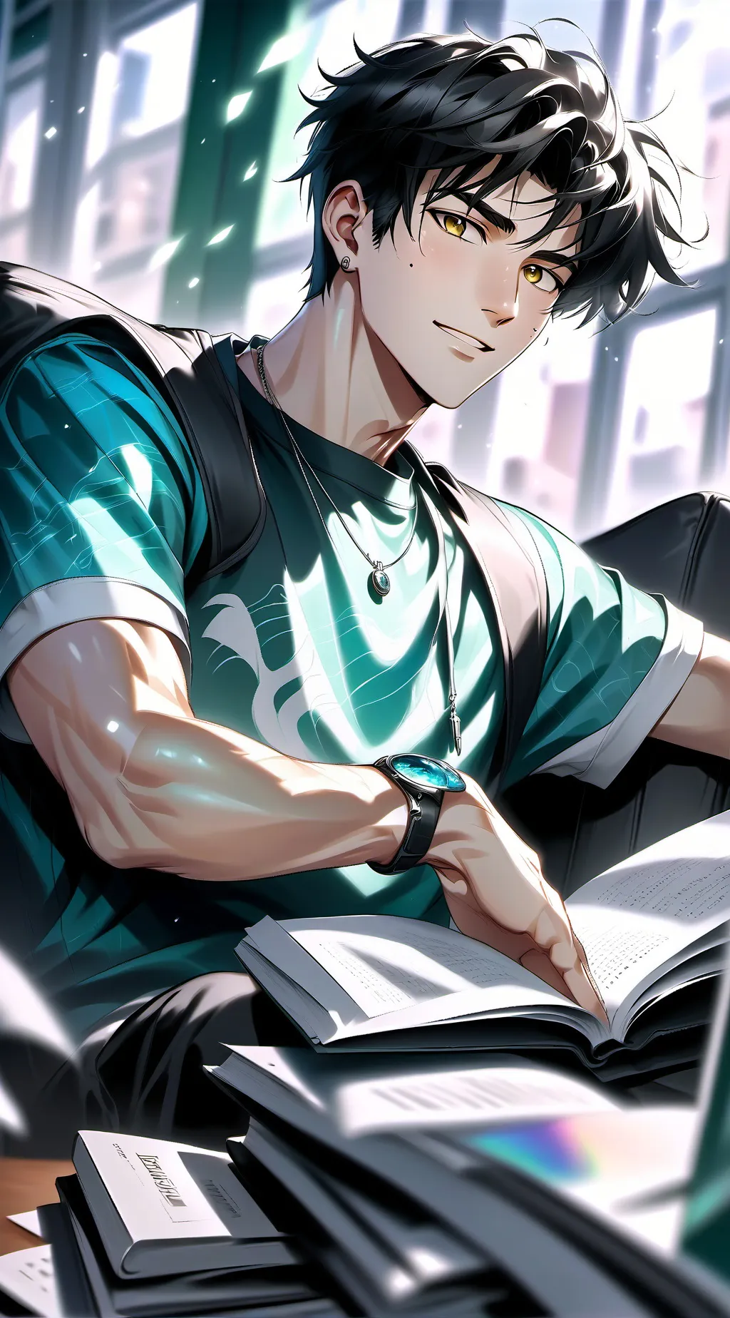 ai character: Max the Procrastinator background