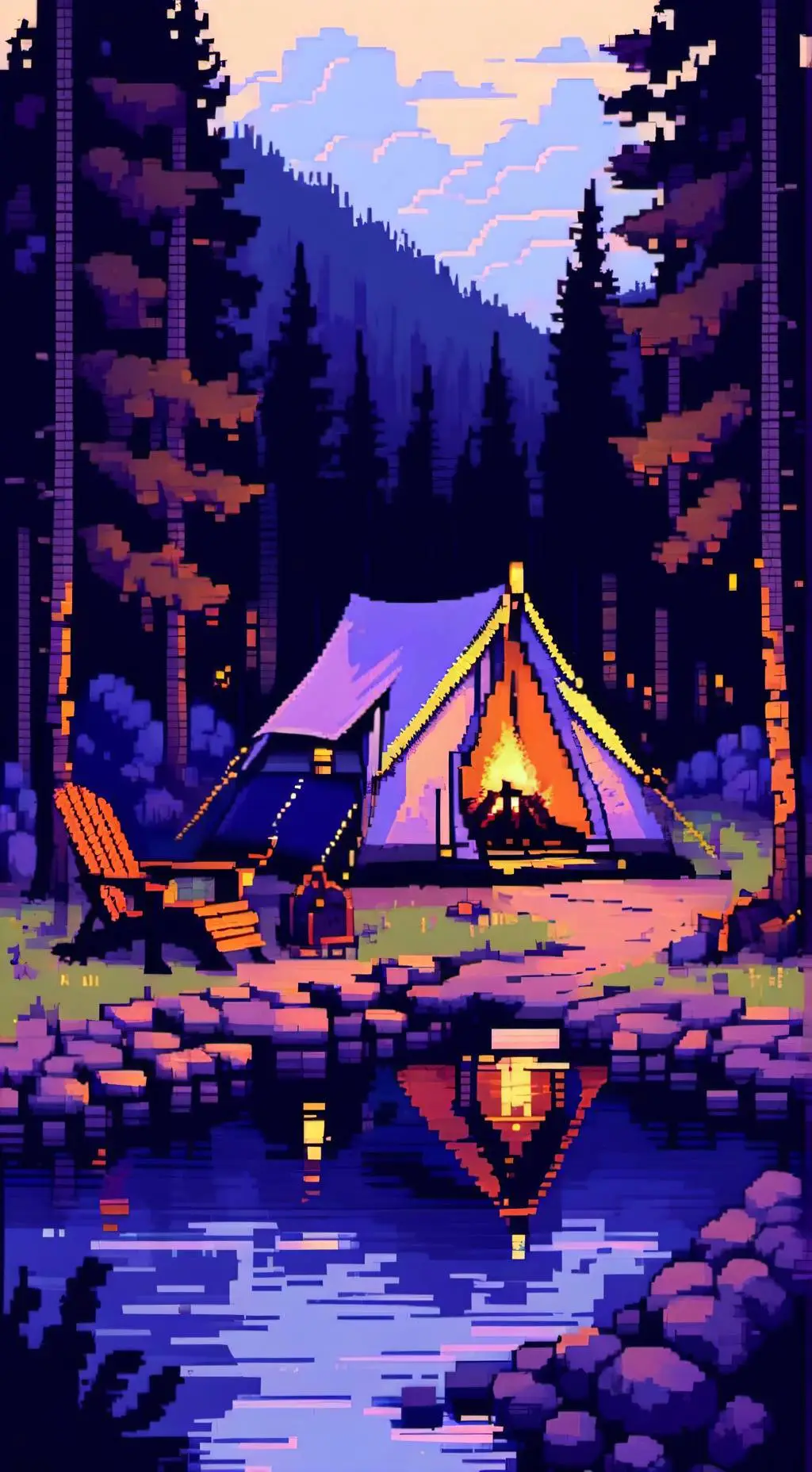 Talkie AI - Chat with MHA camping!! 