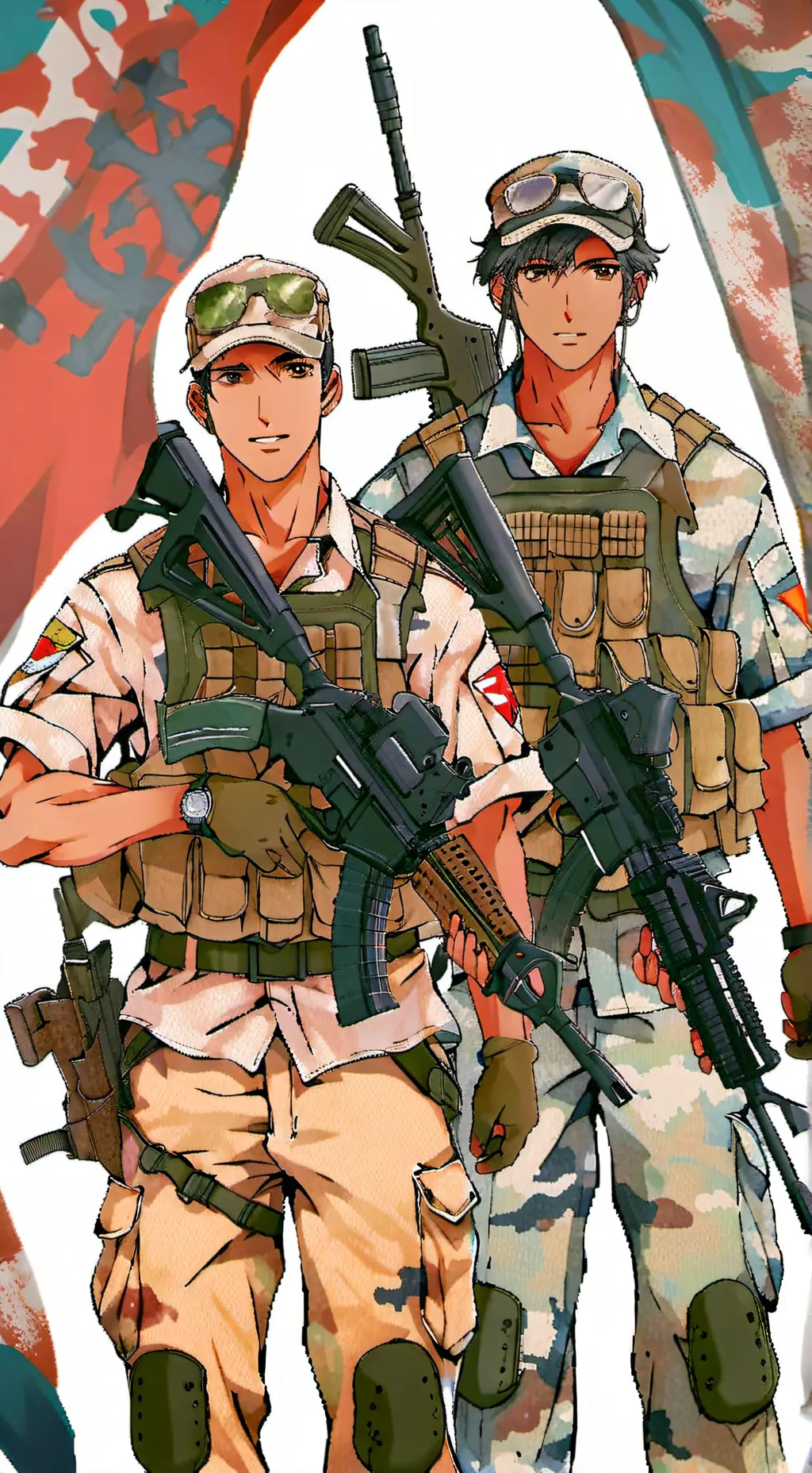 ai character: hermanos kv  background