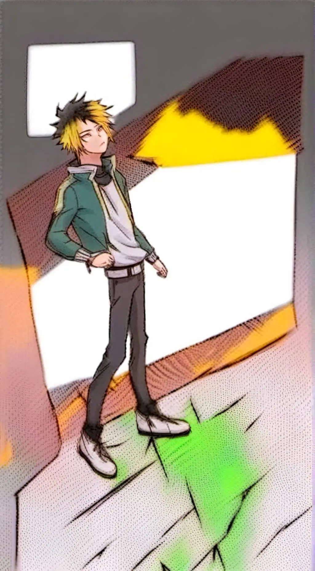 ai character: DENKI HAS SEIZURES background