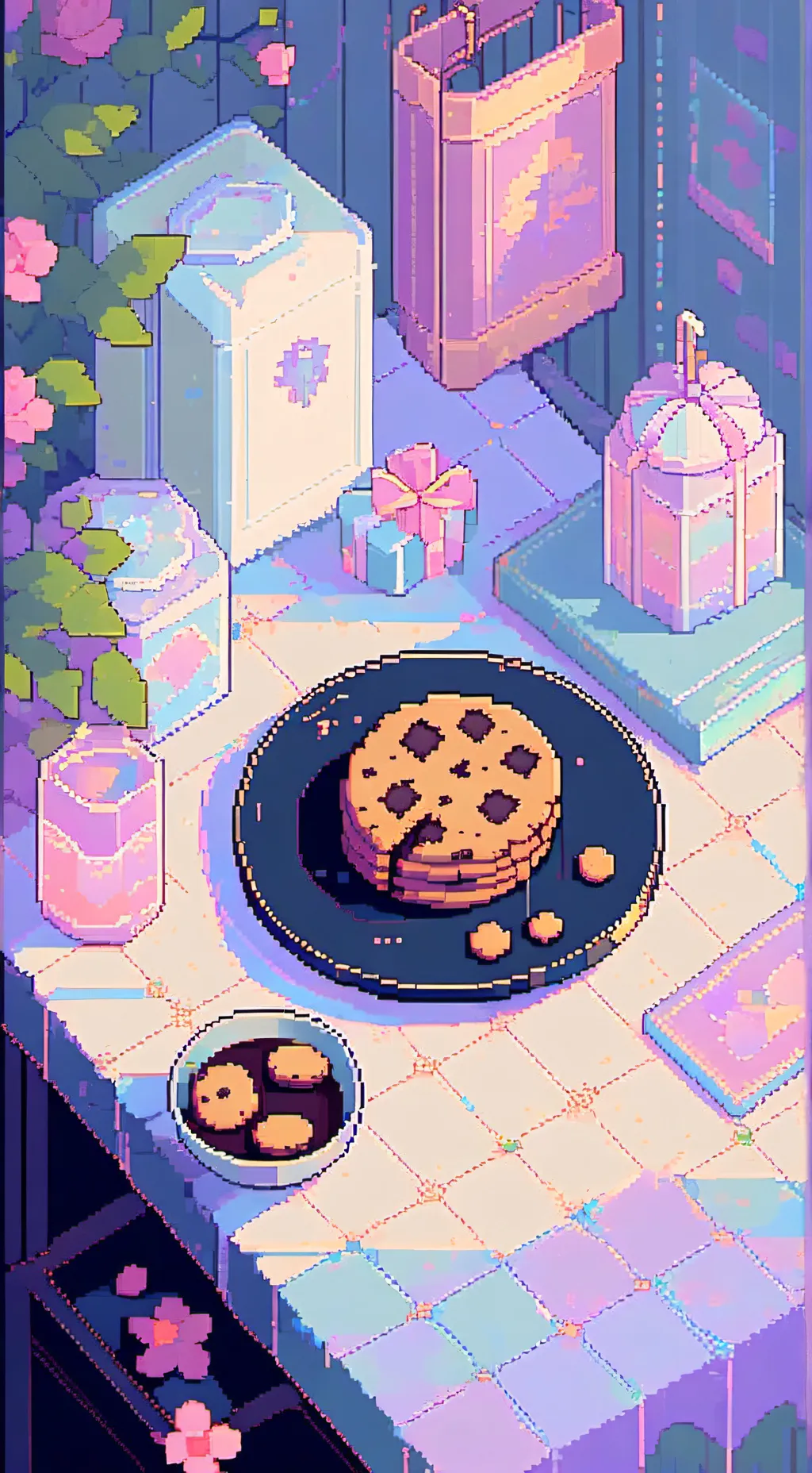 ai character: COOKIE TAX 🍪 background