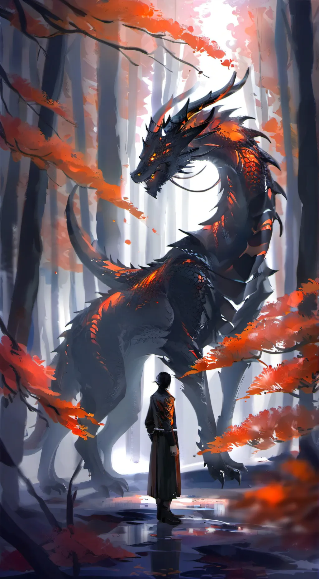 ai character: Dragon rider background